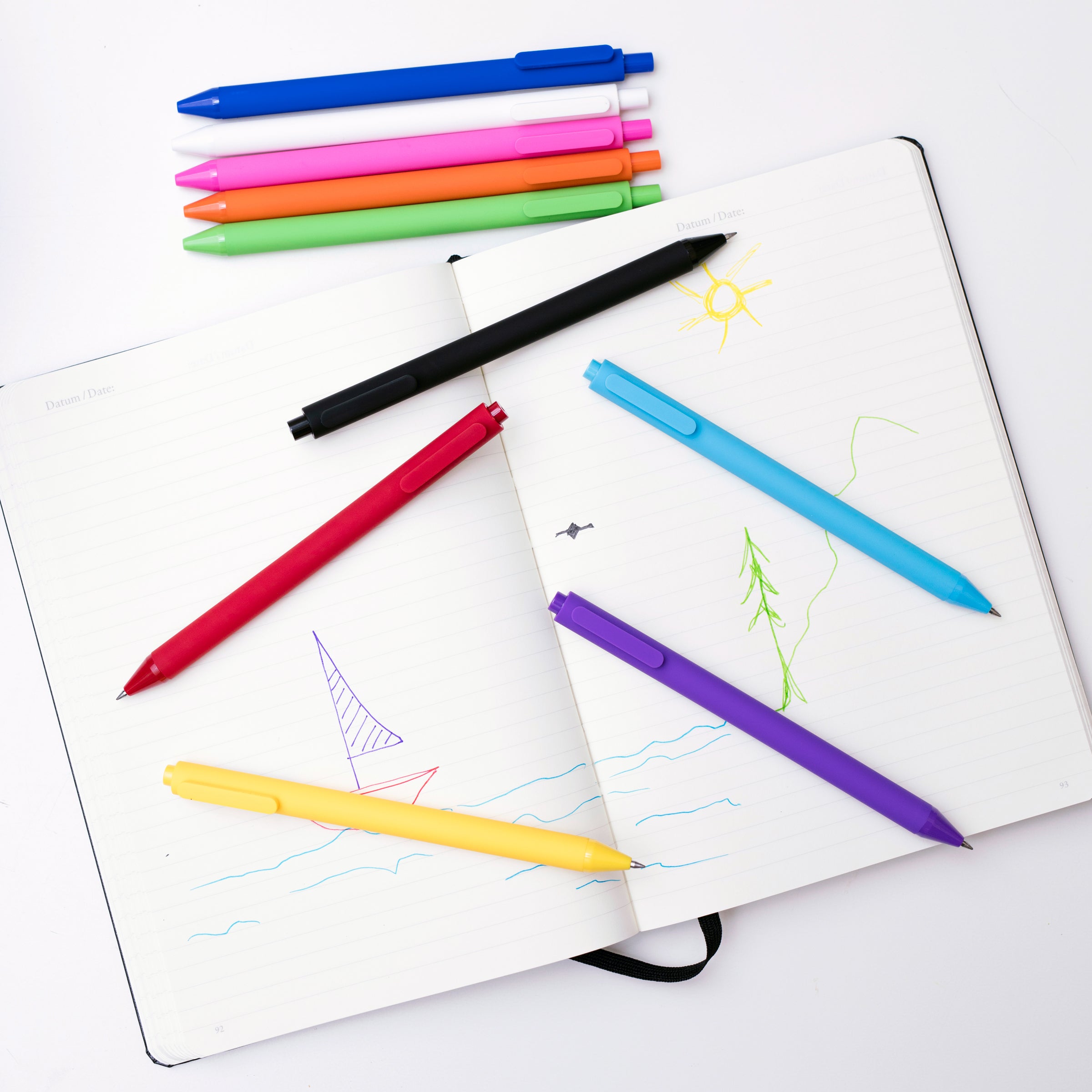 10 Pack Premium Gel Pens - Smooth Writing, Vibrant Colors for School, Office & Art Projects | Perfect for Note Taking, Bullet Journaling & Creative Drawing