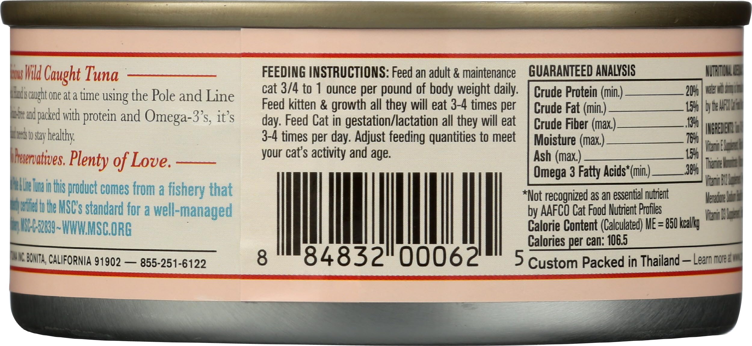 Premium Tuna & Shrimp Cat Food - 5oz Pouch, Grain-Free Wet Cat Food for Adult & Senior Cats - Perfect for Mealtime, Travel & On-the-Go Feeding