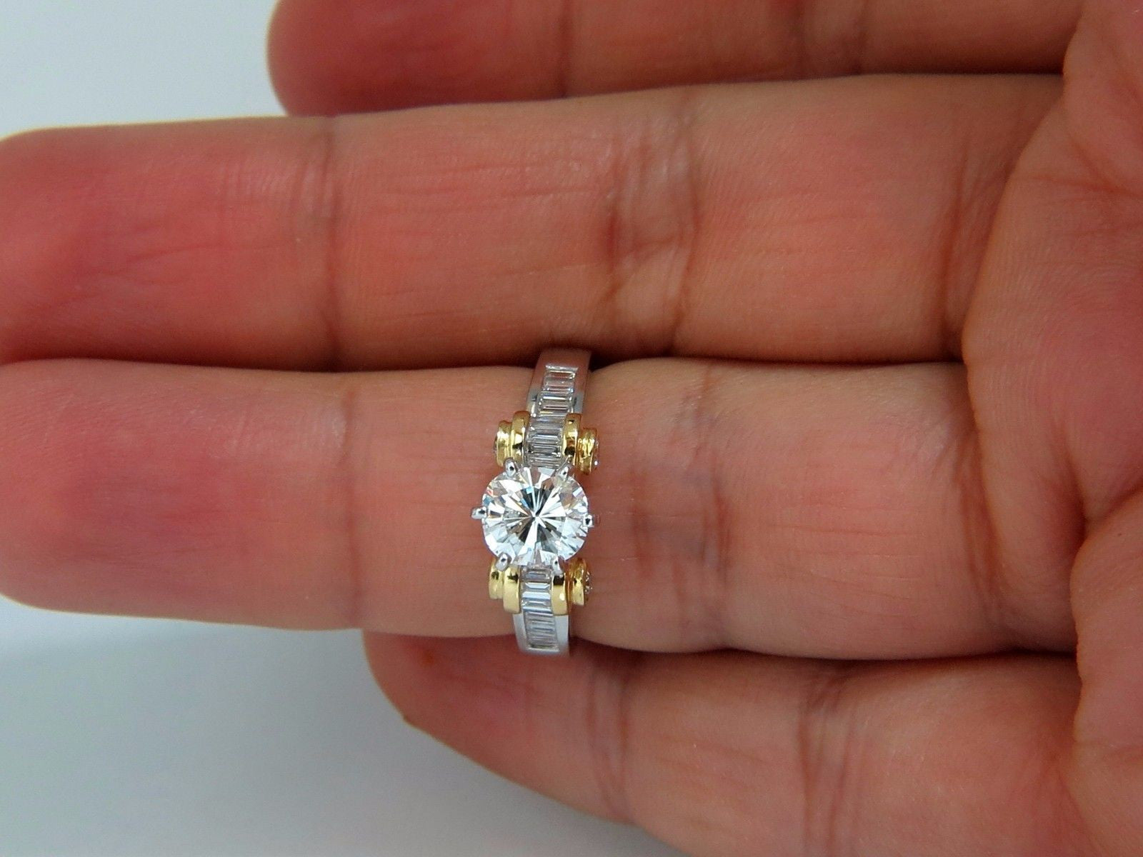 GIA Certified 2.41 Carat Natural Cushion Cut Baguette Diamond Ring in Platinum E/VS2 - Perfect for Engagement, Wedding & Anniversary Gifts