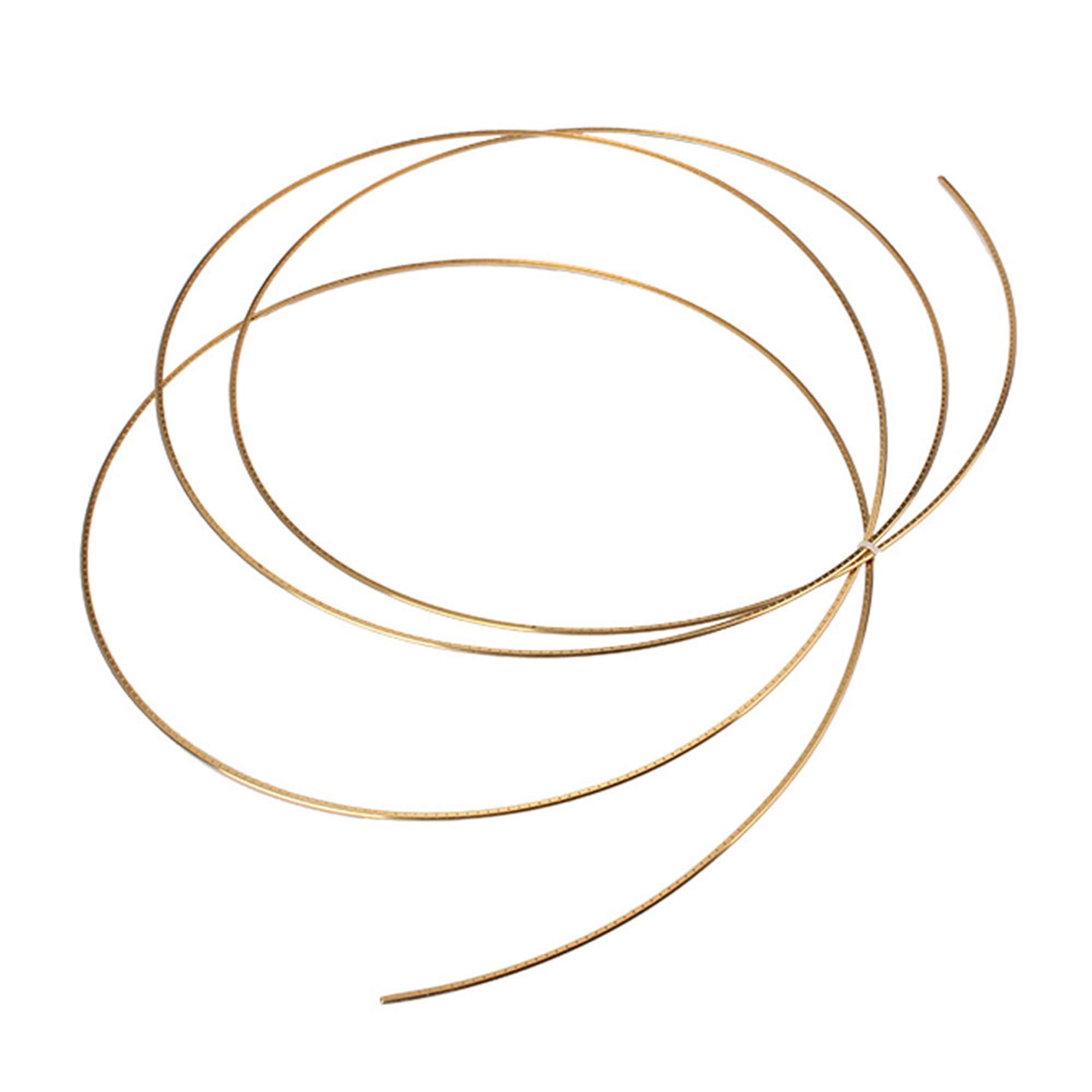 Lovermusic Gold 2.3mm Brass Copper Acoustic Guitar Fret Wire - Premium Fingerboard Strings for Folk & Classical Guitars - Perfect for Guitar Repair, Maintenance & Sound Enhancement