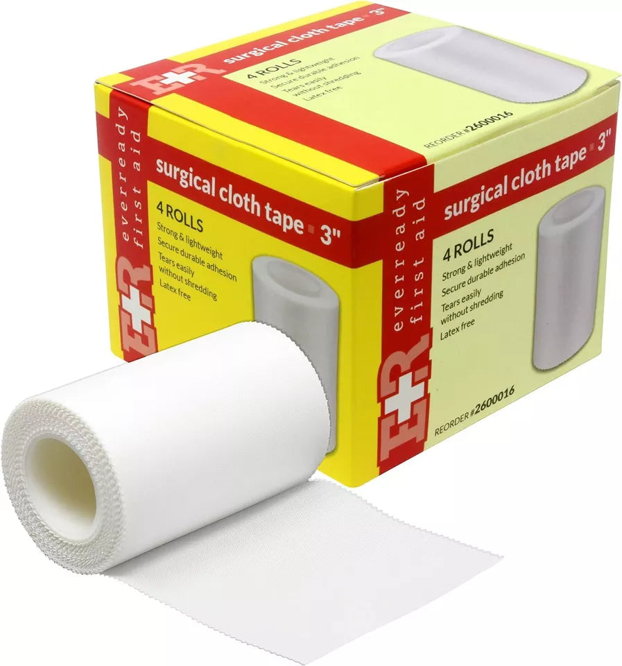 Premium Silk Cloth Tape - 1.5 Inch Wide Medical Grade Adhesive Bandage for Wound Care & First Aid - Ideal for Sensitive Skin, Sports Injuries, and Post-Surgery Protection