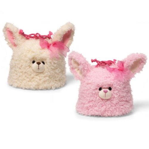 Gund Bunny Drawstring Purse - Creamy White Plush Easter Gift for Girls - Perfect for Easter Baskets, Birthday Presents & Kids' Fashion Accessories