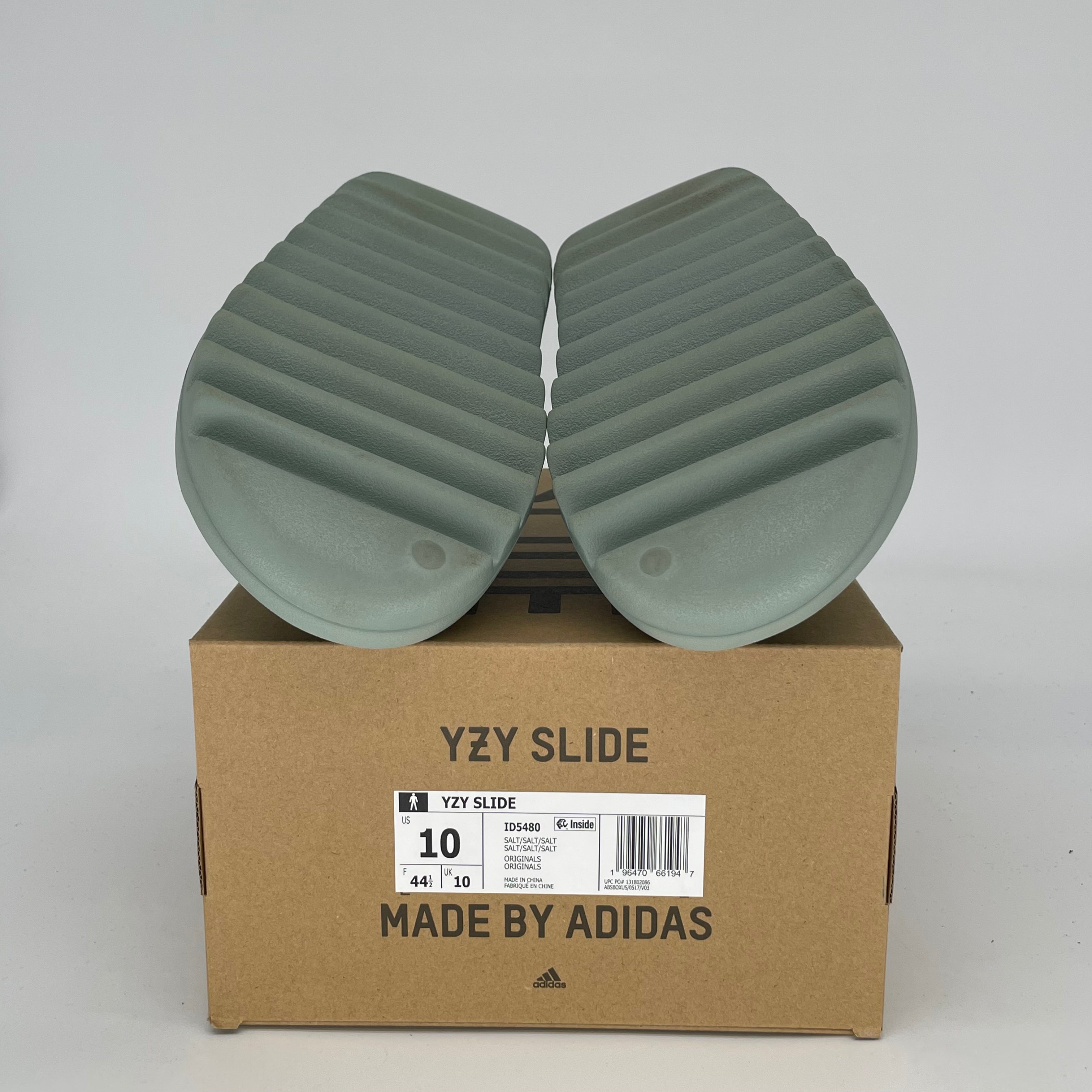 Adidas Yeezy Slide Salt - Men's/Women's Size 10/11.5W (ID5480) | Comfortable Slides for Beach, Pool & Casual Wear