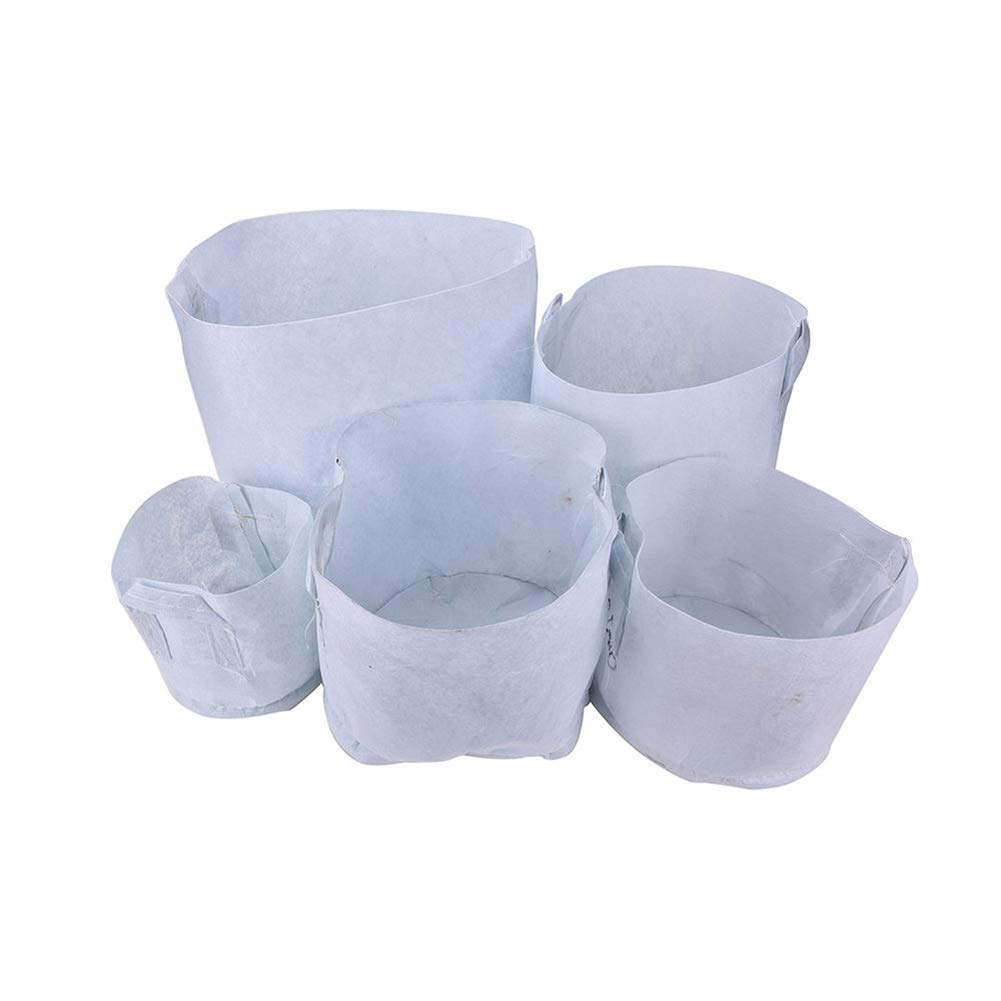7 Gallon Garden Plant Grow Bags with Handles - Round Fabric Pots for Vegetables, Flowers & Herbs | Breathable Root Container for Healthy Plant Growth | Ideal for Indoor/Outdoor Gardening, Balcony & Patio Planting