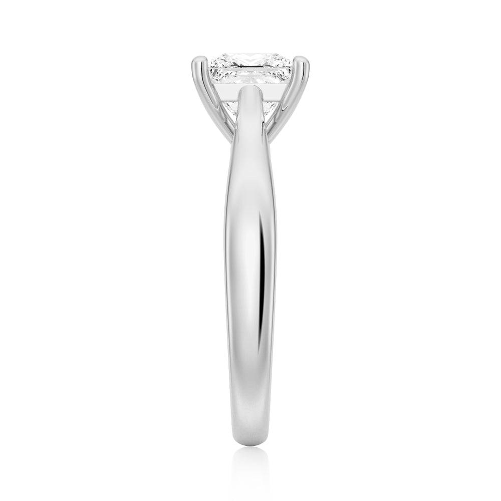 1.5 CT Princess Cut Solitaire Engagement Ring - Elegant Diamond Wedding Band for Proposals, Anniversaries & Special Occasions