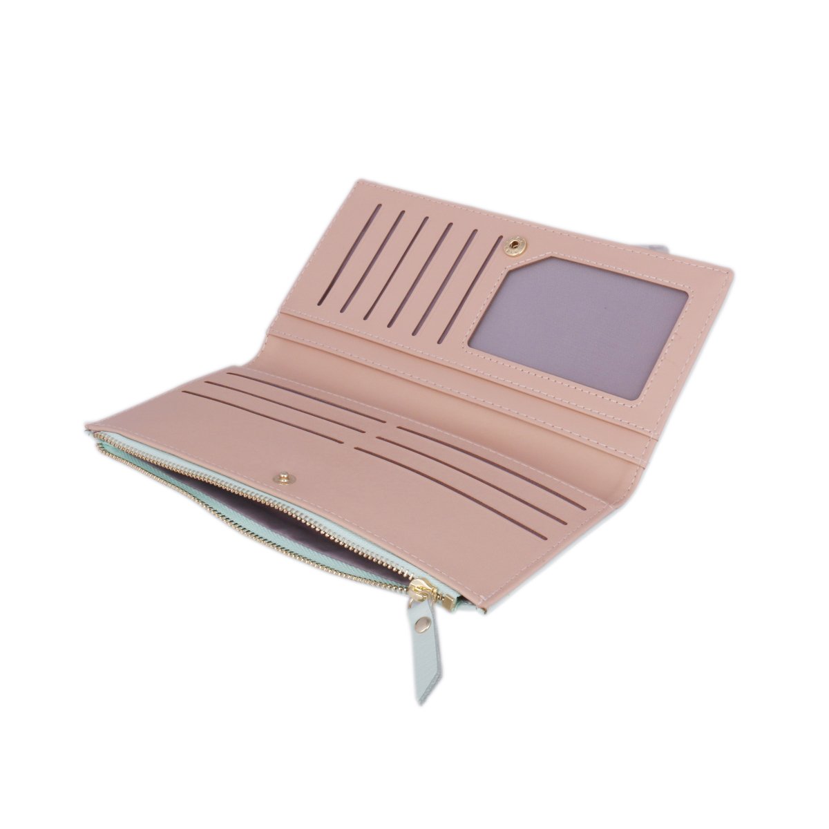 Slim Women's Zipper Card Holder Wallet - RFID Blocking & Compact Design for Everyday Use, Travel, and Minimalist Lifestyle