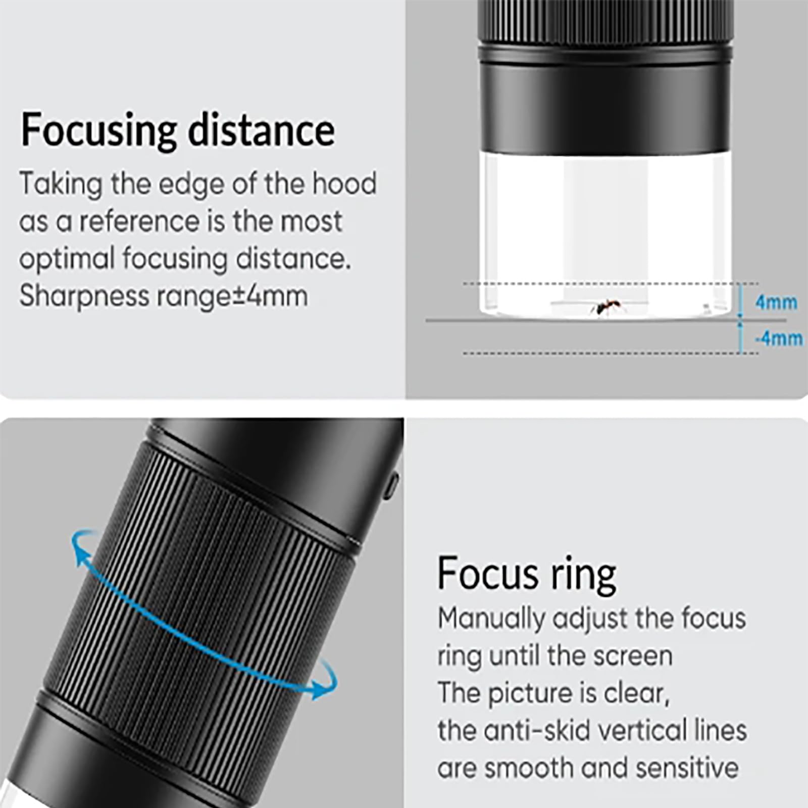 Handheld Digital Microscope with 2