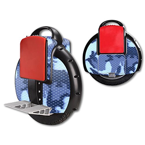 MightySkins Protective Skin Wrap Cover Sticker for Airwheel X3 Self Balancing Electric Unicycle Scooter - Blue Camo Design | Durable Scratch-Resistant Vinyl Decal for Personalization & Style | Perfect for Commuting, Urban Travel & Outdoor Adventures