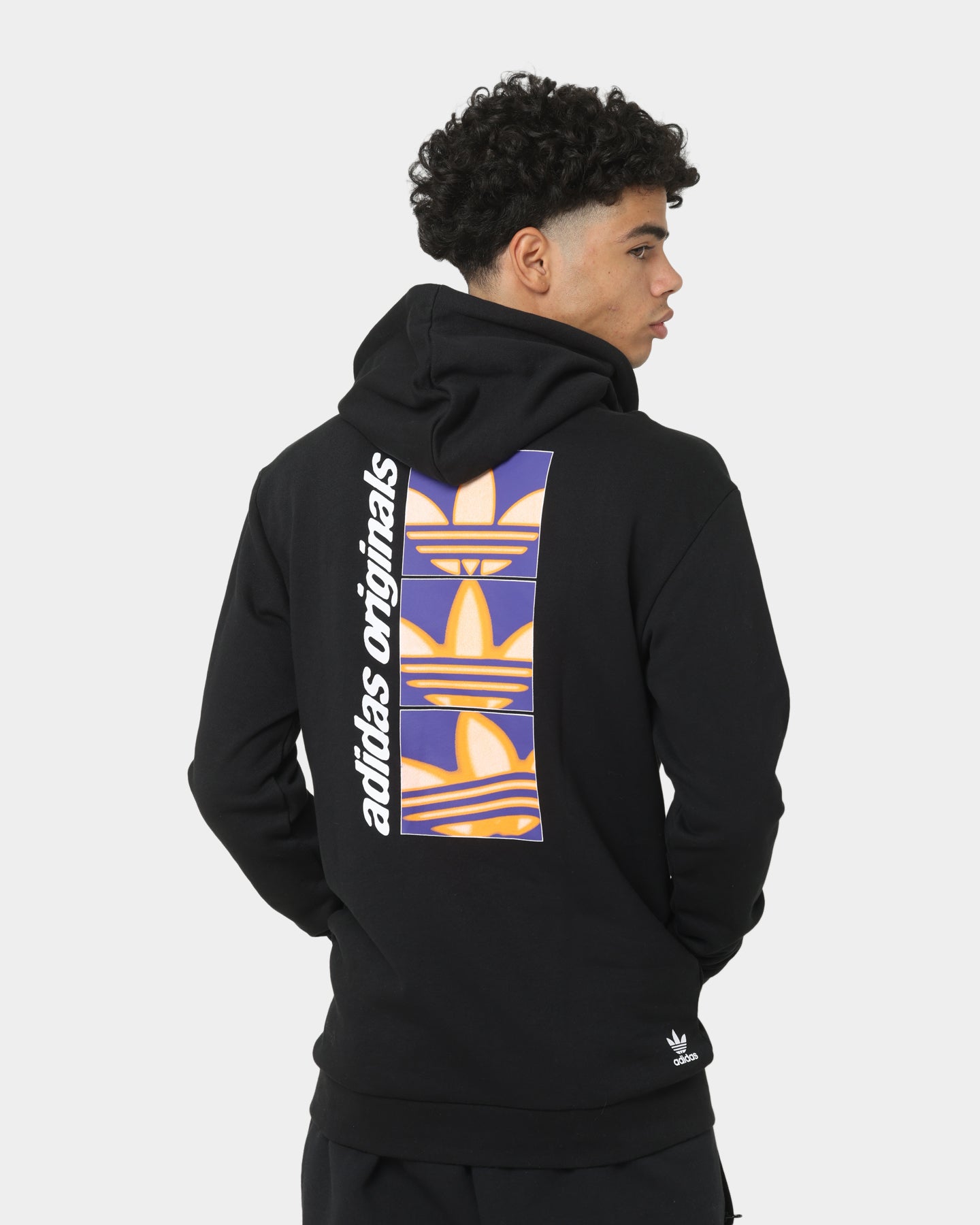 Adidas Yung Z Hoodie for Men - Black Pullover Sweatshirt | Casual Streetwear & Gym Wear | Perfect for Running, Workouts & Everyday Fashion