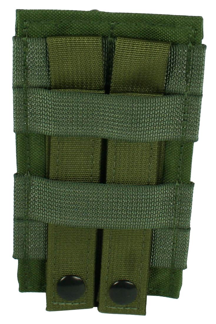 Tactical MOLLE Radio Pouch (OD Green) for Baofeng UV-5R & BF-F8HP - Extended Battery Compatible - Military Gear & Outdoor Communication Accessory