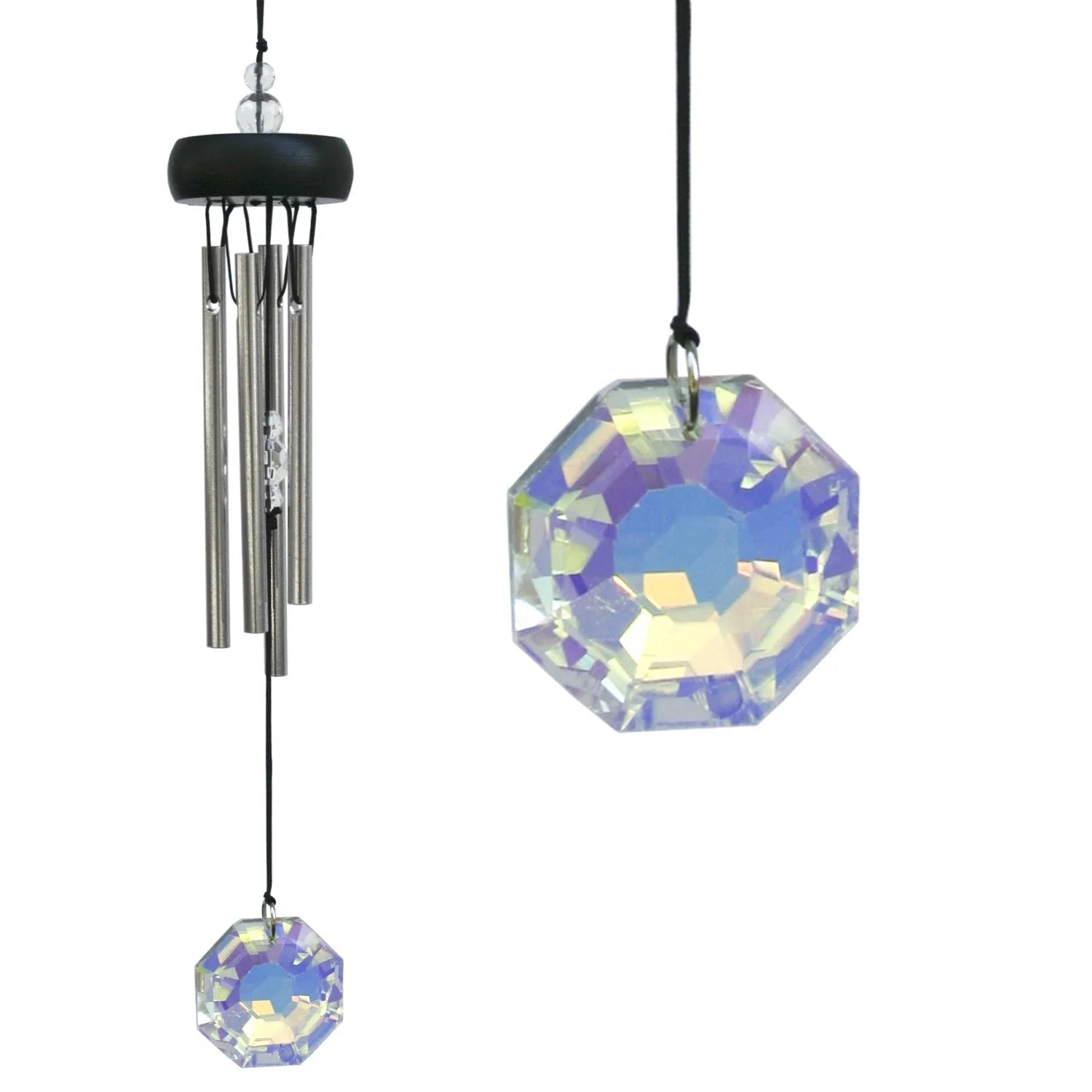 Handmade Crystal Gemstone Wind Chime - Healing & Relaxing Home Decor for Garden, Patio, Meditation Room | Feng Shui & Spiritual Gifts