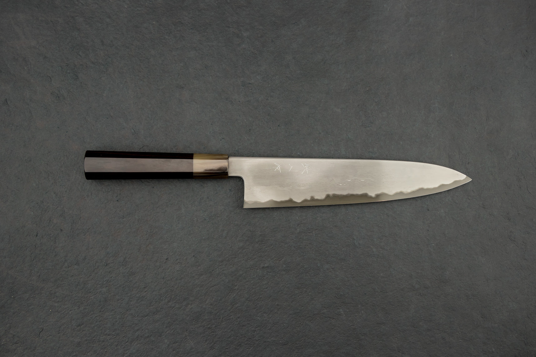 Premium Tetsujin Hamono Aogami Super Blue Steel Gyuto Chef Knife 240mm - Japanese High-Carbon Kitchen Knife for Professional Chefs & Home Cooking, Perfect for Slicing, Dicing & Meat Cutting
