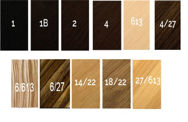 9-Piece Lurex Clip-In Human Hair Extensions - Body Wave for Volume & Length - Perfect for Parties, Weddings & Daily Styling