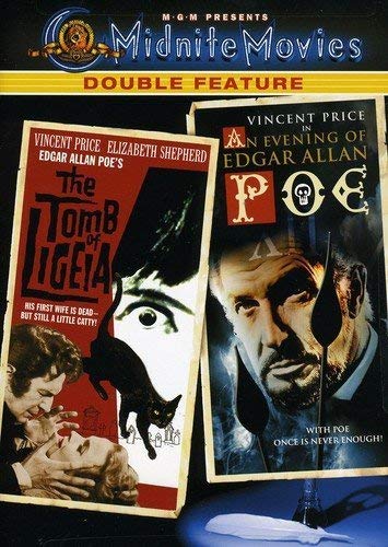 Vincent Price in The Tomb of Ligeia & An Evening of Edgar Allan Poe - Classic Horror Double Feature DVD | Midnite Movies Collection | Perfect for Halloween Movie Nights & Gothic Film Enthusiasts