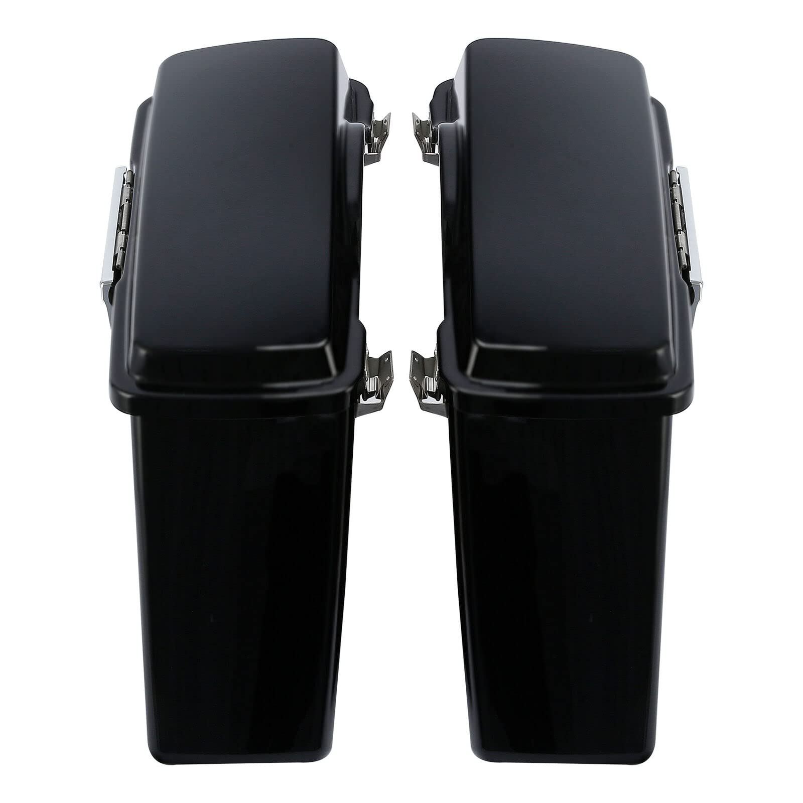 Premium Matte Black Hard Saddlebags & Trunk for Harley Touring Models (Road King, Street Glide, Ultra Classic FLHT/FLHR/FLHX) 1994-2013 - Waterproof Motorcycle Luggage for Long Distance Riding & Touring