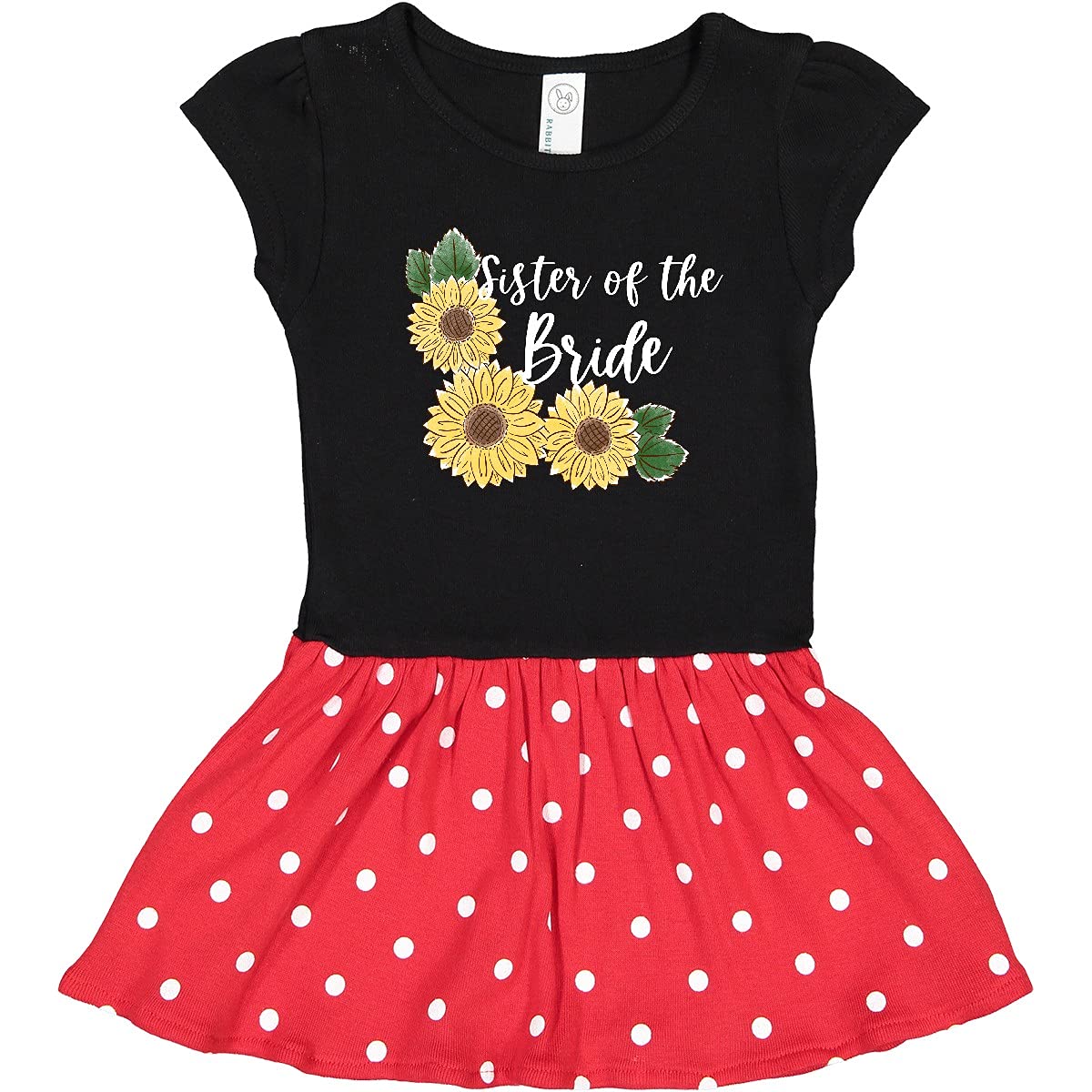 Inktastic Sunflower Toddler Dress for Wedding & Summer Outings