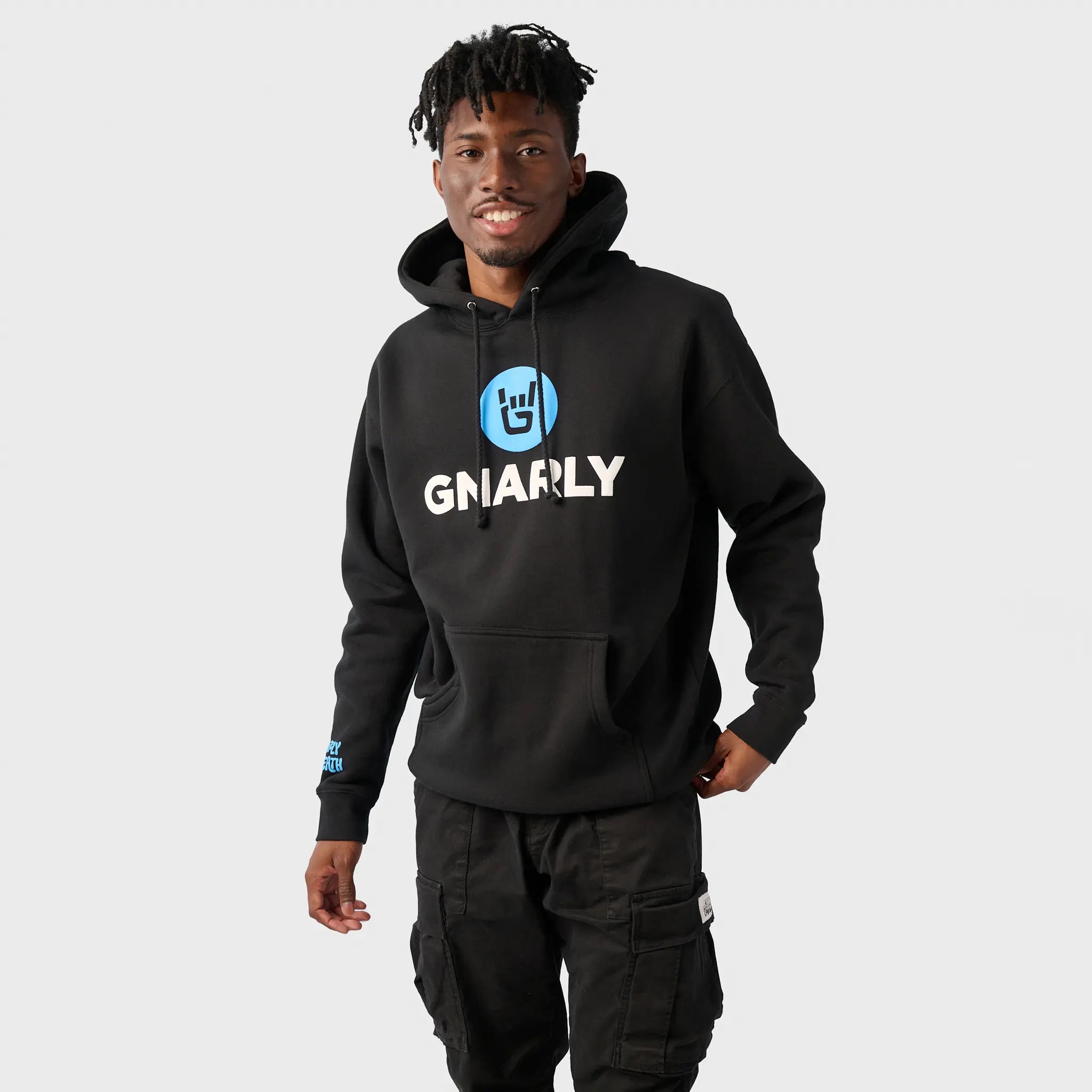 Gnarly Classic Hoodie for Men & Women - Soft Cotton Pullover Sweatshirt with Kangaroo Pocket | Perfect for Casual Wear, Gym, and Outdoor Activities