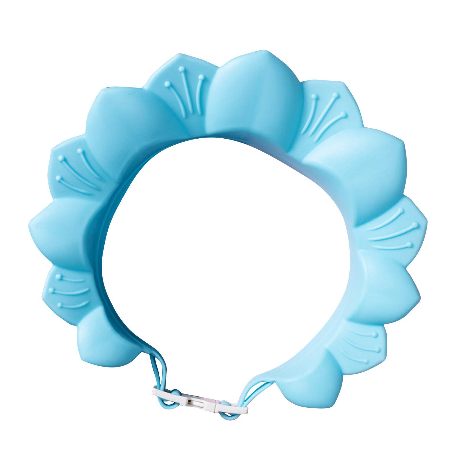 **Cartoon Baby Shower Cap - Adjustable Waterproof Ear Protection for Bath Time, Kids Bathroom Essentials & Storage Containers - Perfect for Toddler Hair Care & Splash-Free Bathing**
