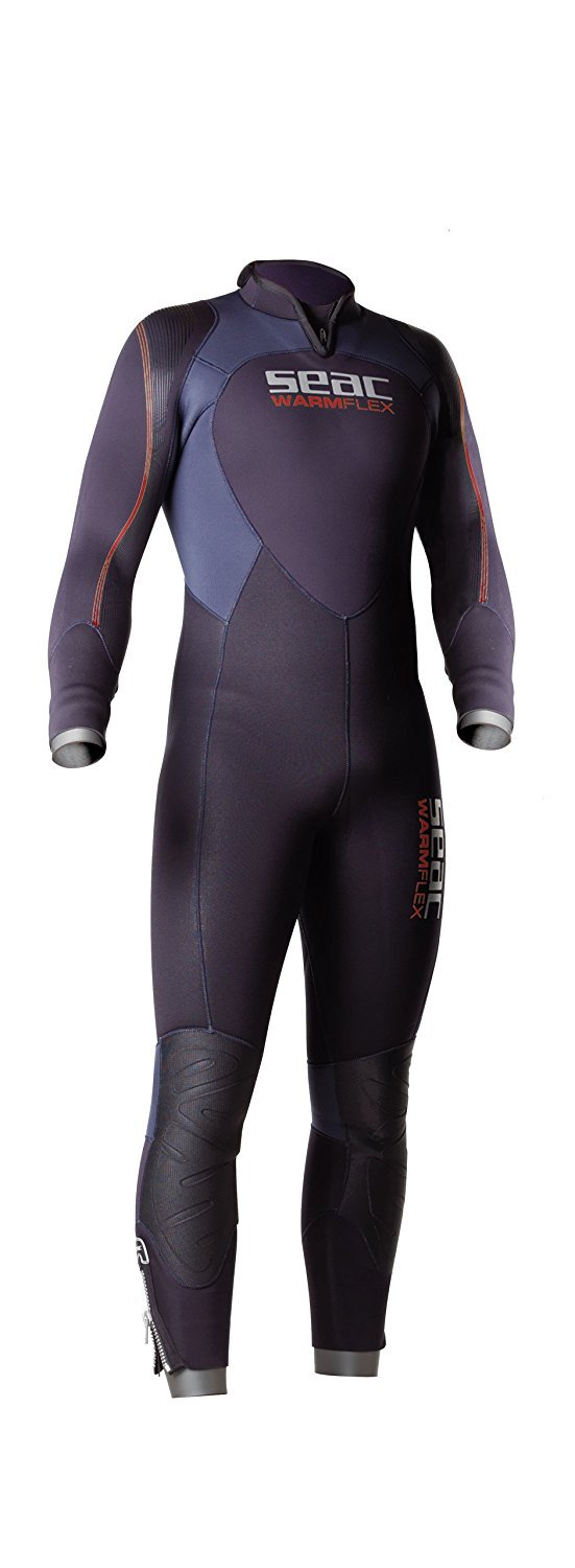 SEAC Warmflex Plus 7mm Men's Wetsuit for Scuba Diving, Spearfishing & Cold Water Surfing | Premium Neoprene Diving Suit with Thermal Protection