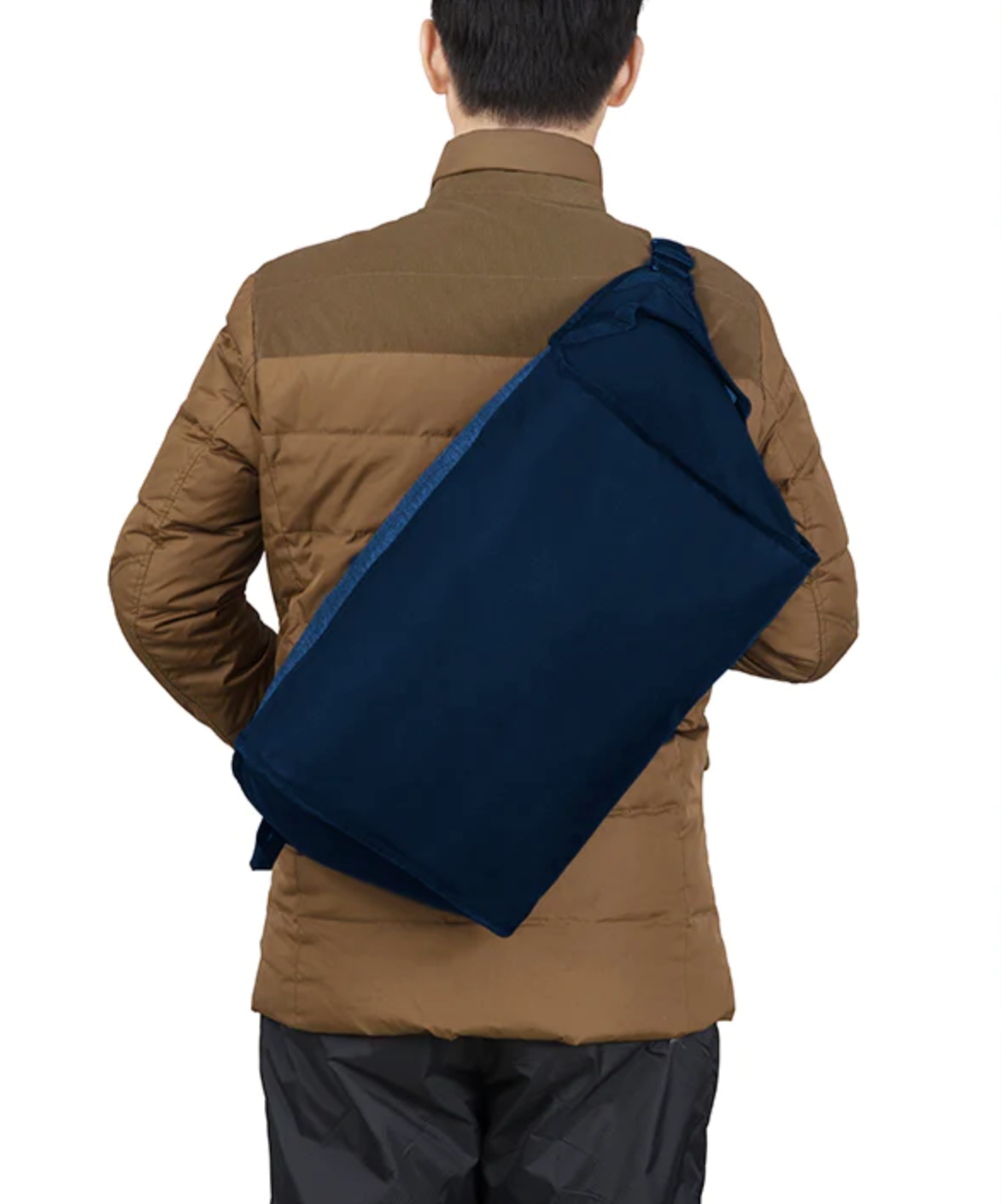 Navy Blue Dancer Duffle Sling Bag - Lightweight Crossbody Gym Bag for Dance, Yoga & Travel - Perfect for Sports, Workout & Everyday Use