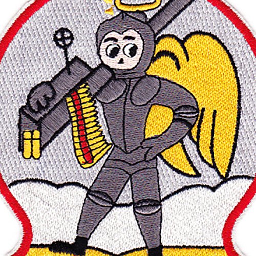 VF-53 Iron Angels Military Patch - Embroidered Morale Patch for US Navy Fighter Squadron - Perfect for Jackets, Hats & Backpacks