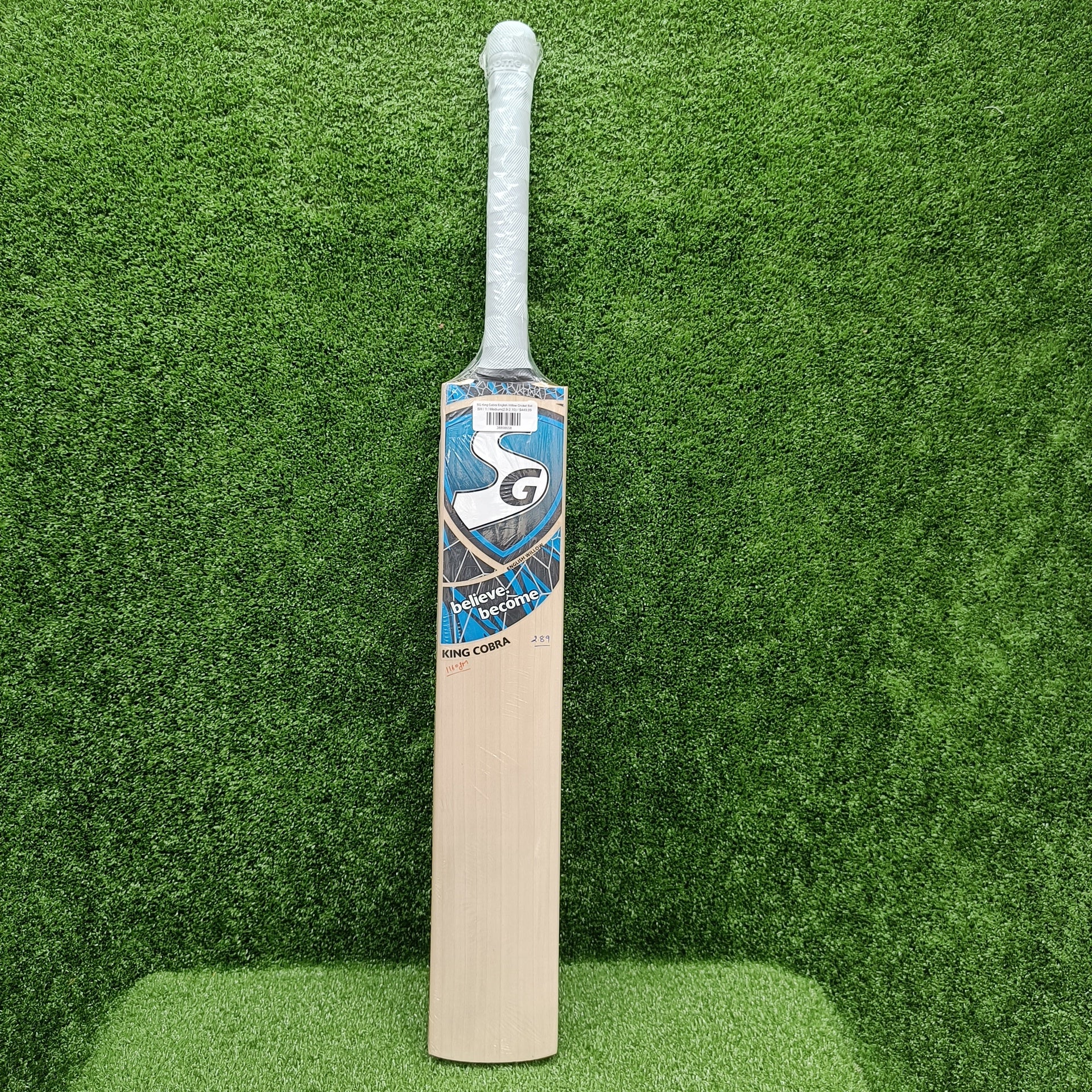 Premium SG King Cobra English Willow Cricket Bat - Handcrafted for Power & Performance - Perfect for Professional Matches & Training Sessions