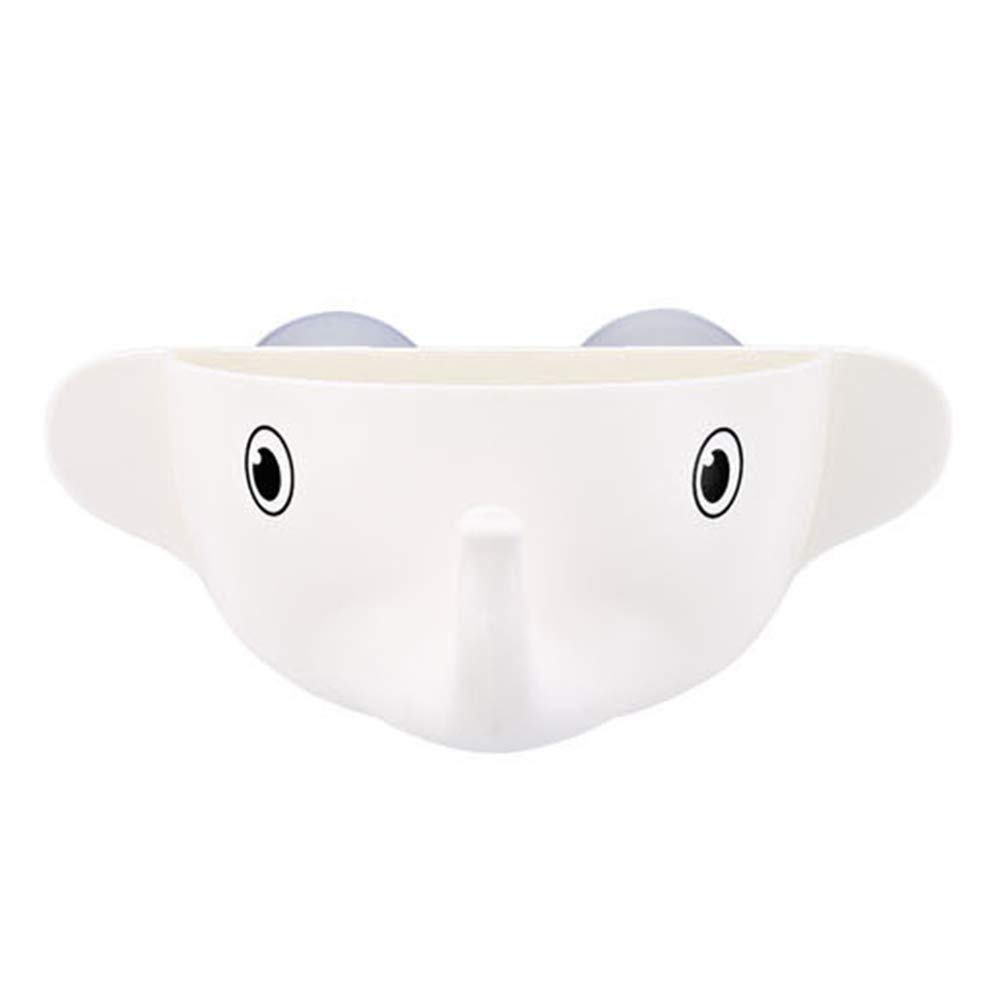 Cabilock Pig Toilet Bathroom Accessories - Funny Toothbrush Holder with Suction Cup for Family, White Toothpaste & Toothbrush Storage Rack - Perfect for Bathroom Organization and Kids' Dental Hygiene