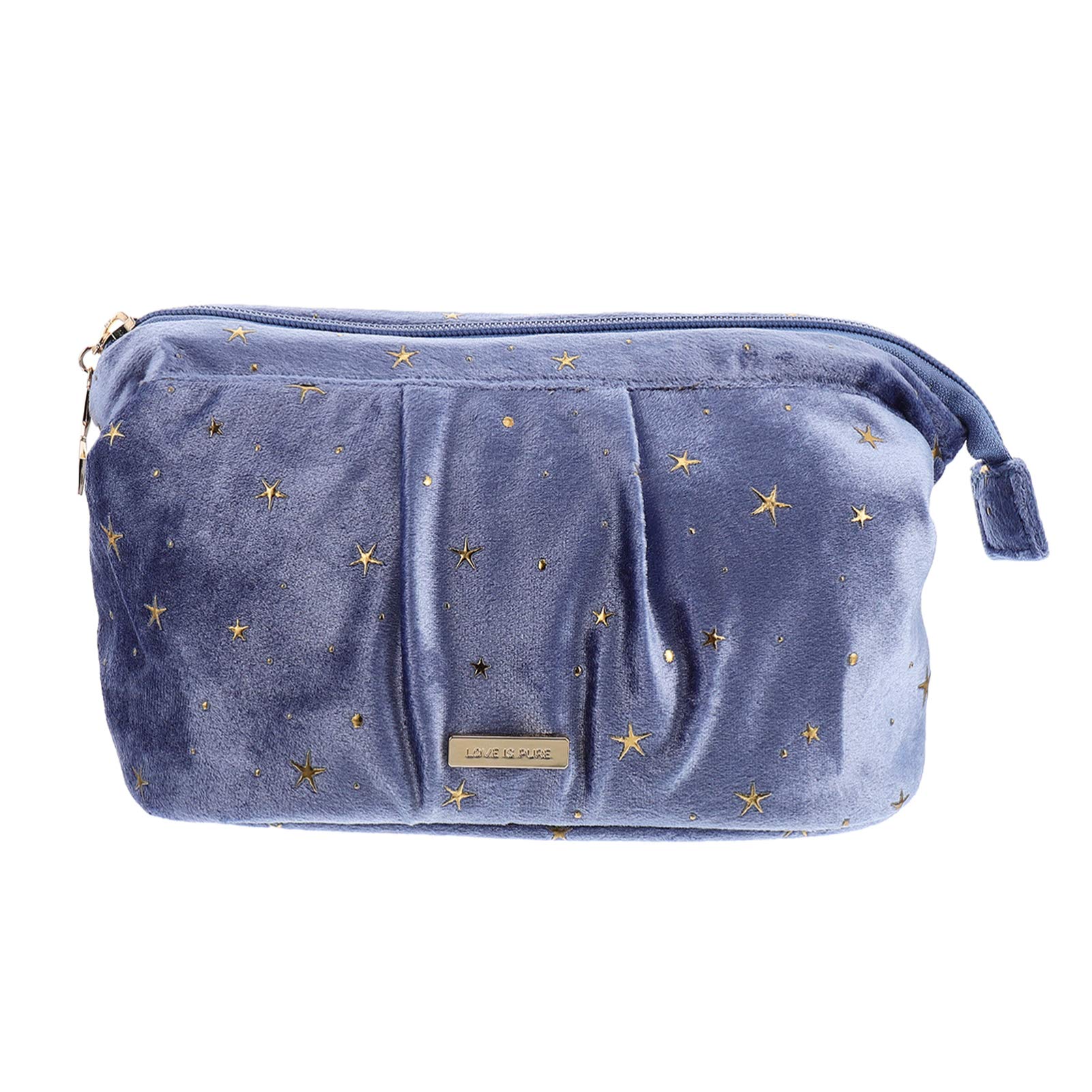 VALICLUD Velvet Cosmetic Storage Purse - Lolita Stars Sweet Style Makeup Bag, Toiletry Organizer for Wedding, Honeymoon & Travel | Perfect for Bridal Shower Gifts, Vacation Essentials & Daily Beauty Storage