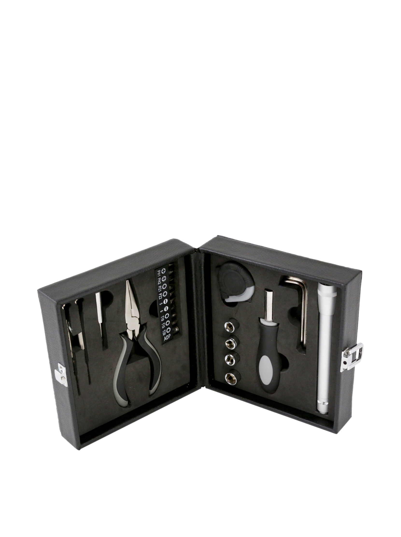 Bey-Berk Premium Multi-Tool with 12 Functions - Compact Black Stainless Steel Pocket Knife for Camping, Hiking, Survival & Everyday Carry (EDC)