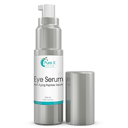 Best Anti-Aging Eye Serum with Peptides - Reduces Wrinkles & Dark Circles - Perfect for Nighttime Skincare Routine & Daily Under Eye Treatment