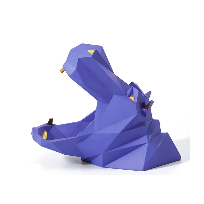 Big Mouth Hippo Key Holder & Snack Bowl - Multifunctional Candy Box, Jewelry Storage Tray for Kitchen, Bedroom, Porch - Unique Home Decor & Gift Idea (Perfect for Organizing Keys, Snacks, Jewelry & Small Items)