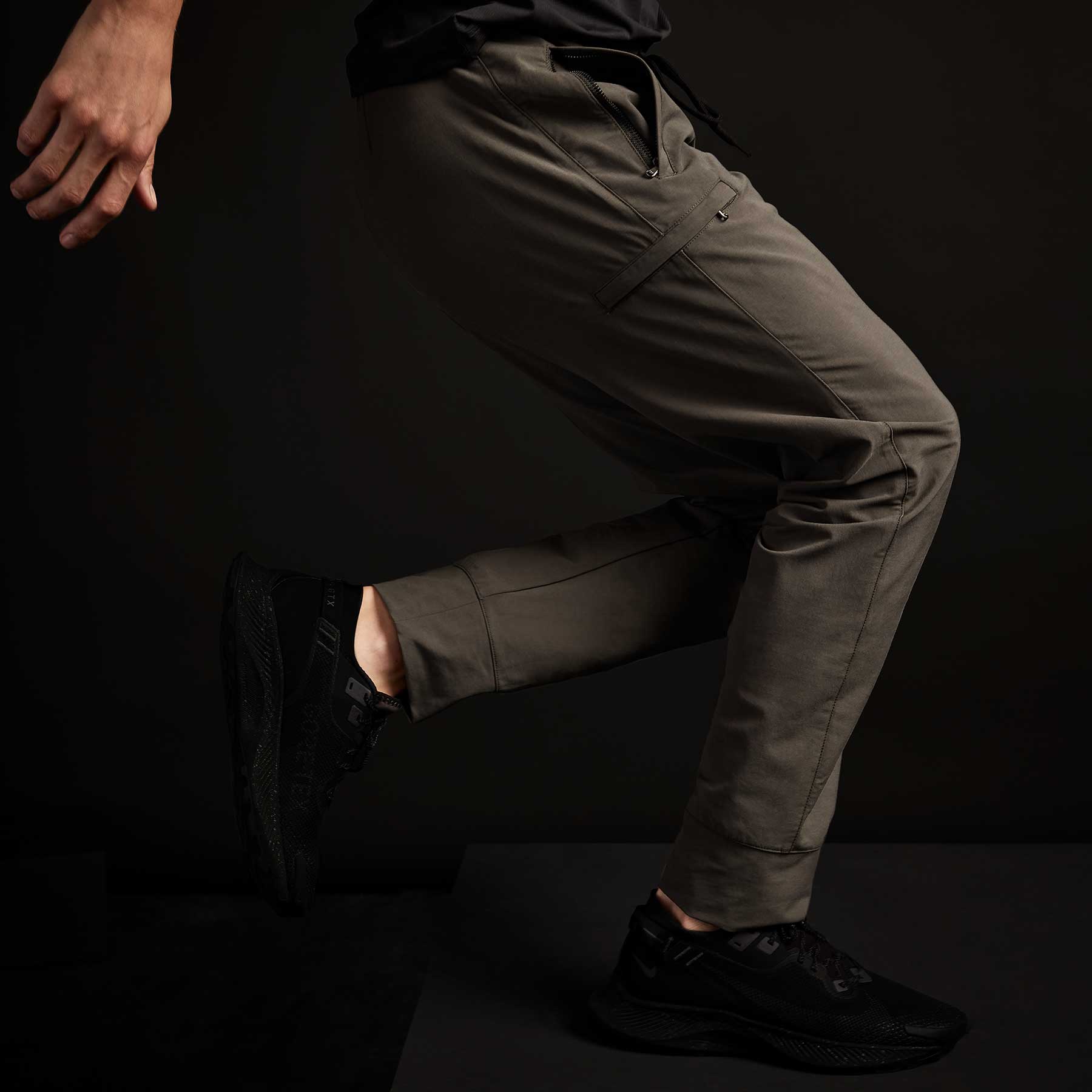 Yosemite Performance Cotton Pants for Men - Dark Olive - Comfortable & Durable for Hiking, Camping & Outdoor Adventures