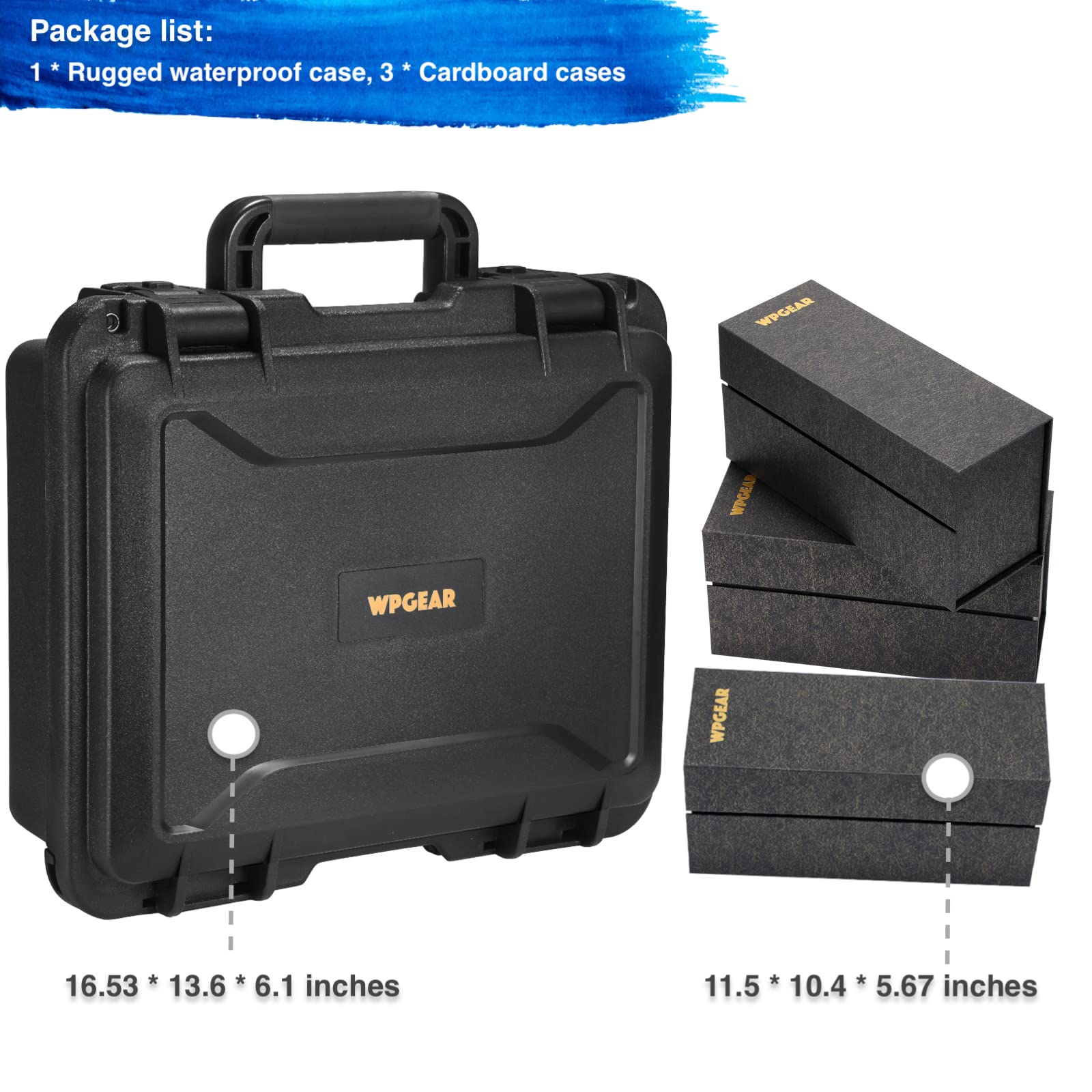 Waterproof Toploader Storage Box for 3