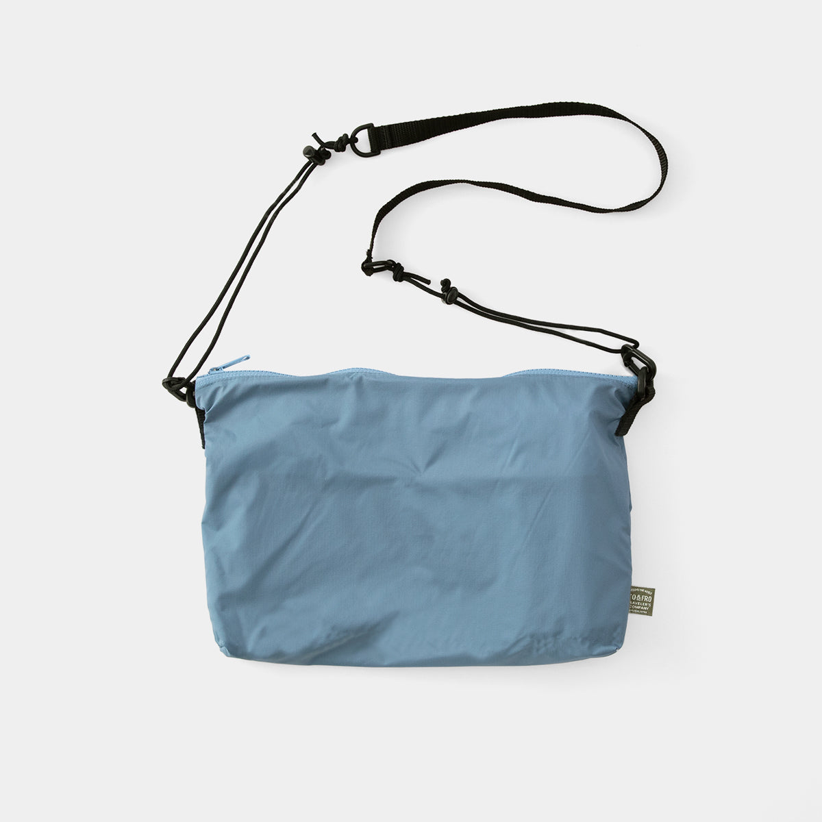 TRAVELER'S COMPANY Traveler's Factory x TO&FRO Small Blue Gray Shoulder Bag - Perfect for Daily Commute, Travel & Casual Outings