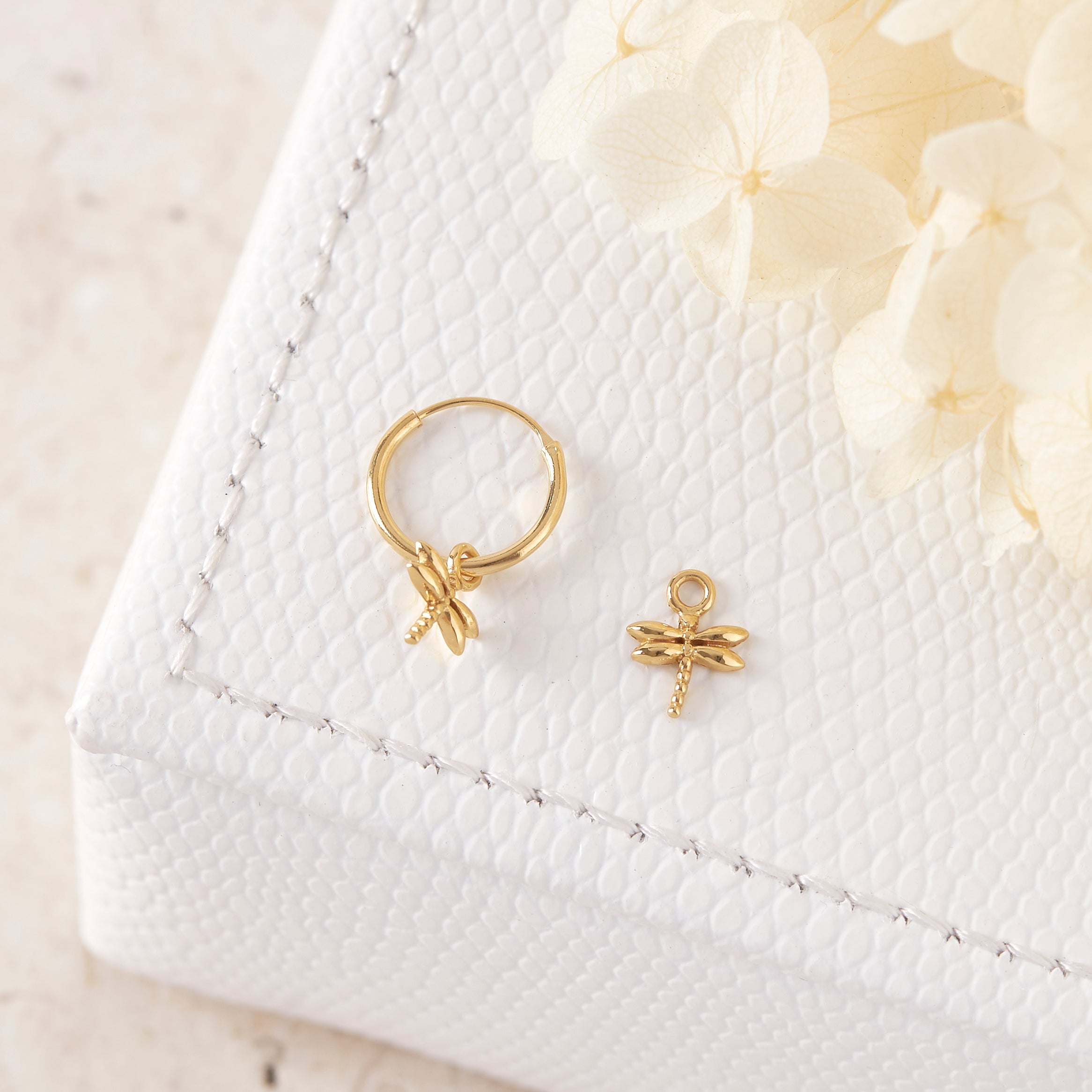 Dragonfly Ear Charms 14K Gold Plated - Elegant Dangle Earrings for Women, Perfect for Wedding, Party & Everyday Wear