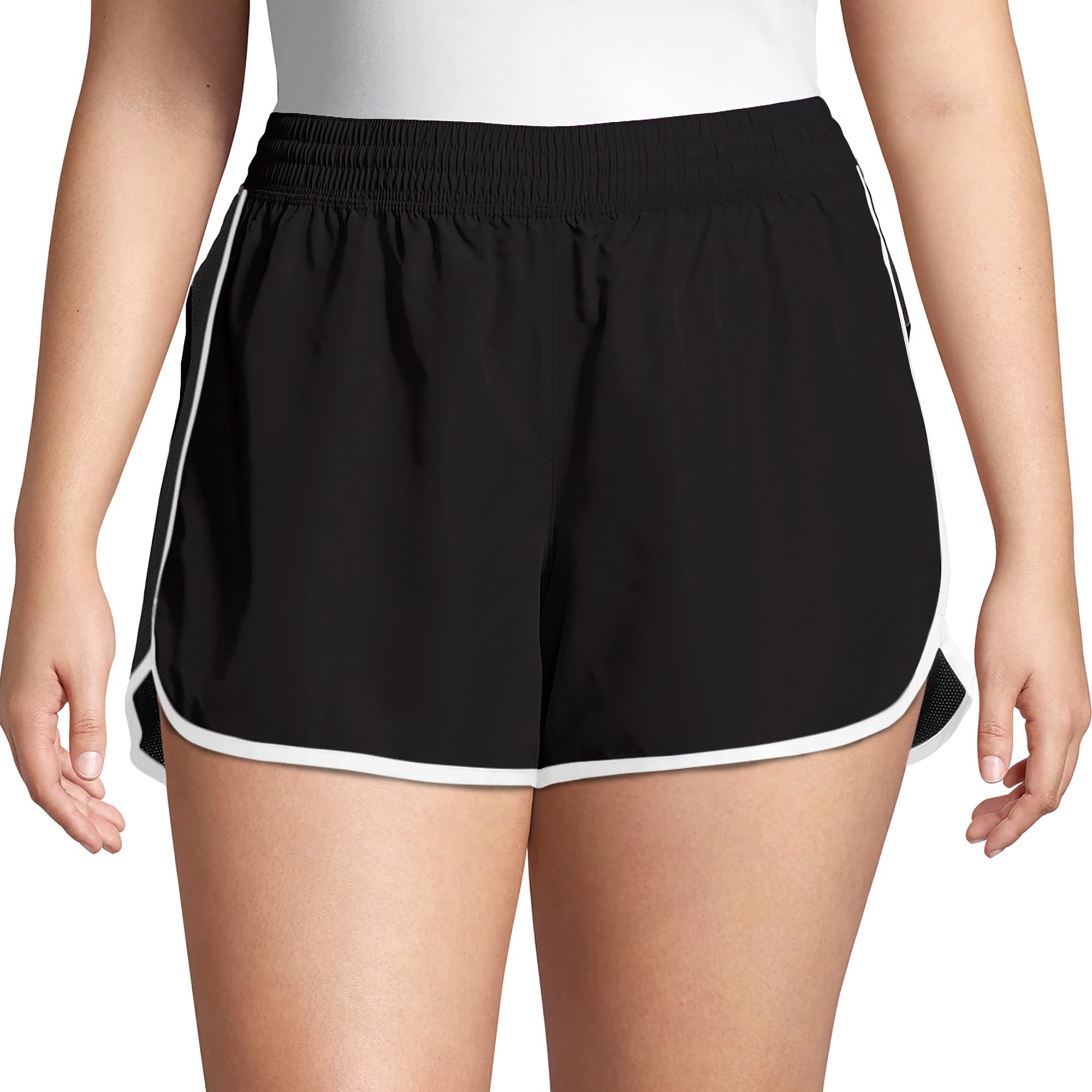 Just My Size Women's Plus-Size Active Woven Running Shorts - 4