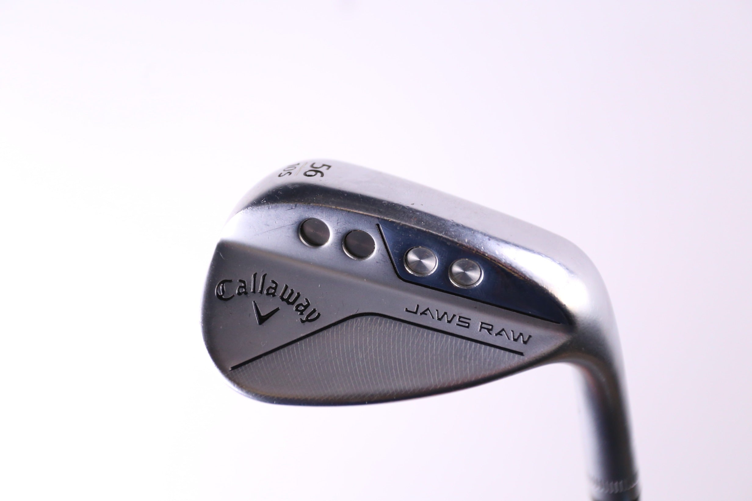 Used Callaway JAWS Raw Chrome Sand Wedge 56° Stiff Flex Right Hand Golf Club - Perfect for Bunker Shots & Short Game Precision