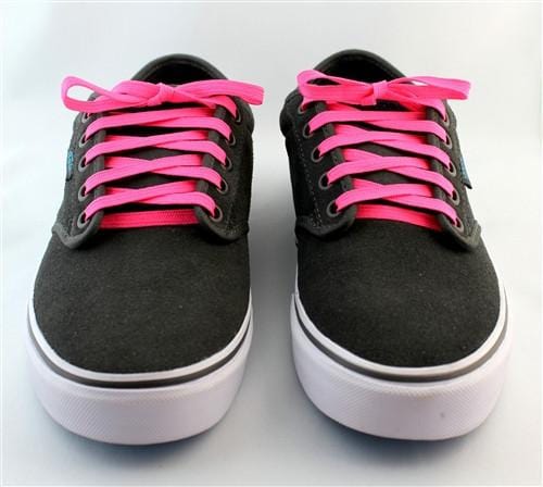 Poona Pink Sneaker Laces - 45 Inches/114cm Long - Premium Cotton Shoelaces for Running Shoes, Casual Sneakers & Athletic Footwear - Perfect for Gym, Workout & Everyday Wear