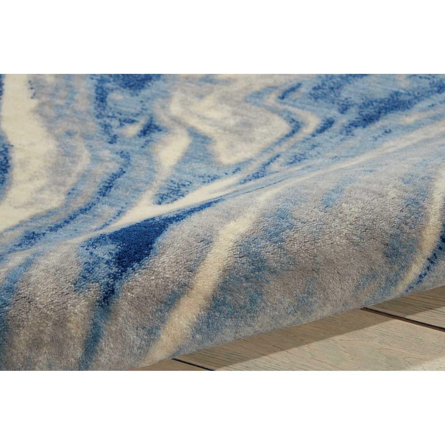 Nourison Somerset Abstract Light Blue 7'9