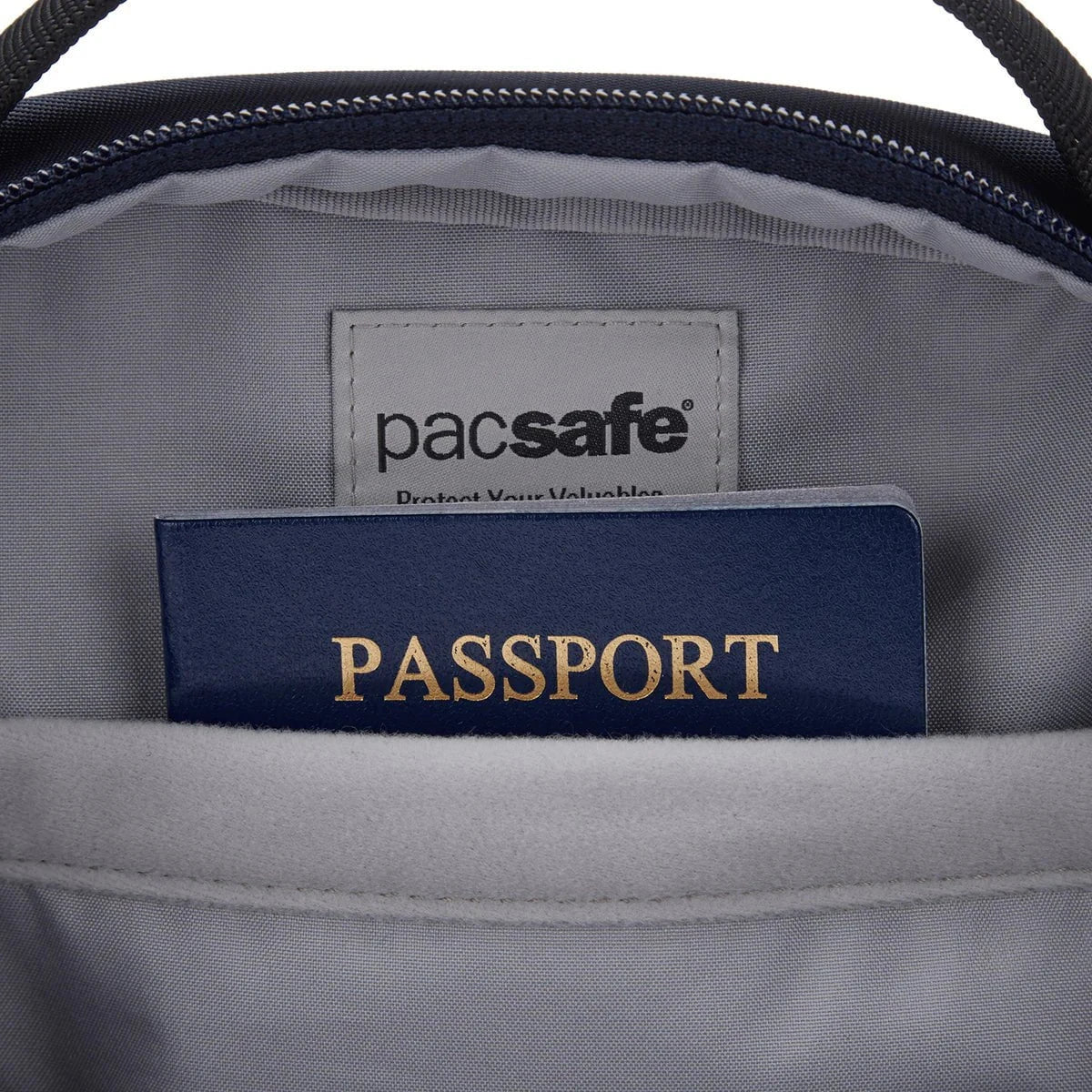 Pacsafe V Anti-Theft Crossbody Bag - Secure Travel Purse for Women & Men - RFID Blocking, Slash Proof, Lightweight for Commuting, Sightseeing & Daily Use