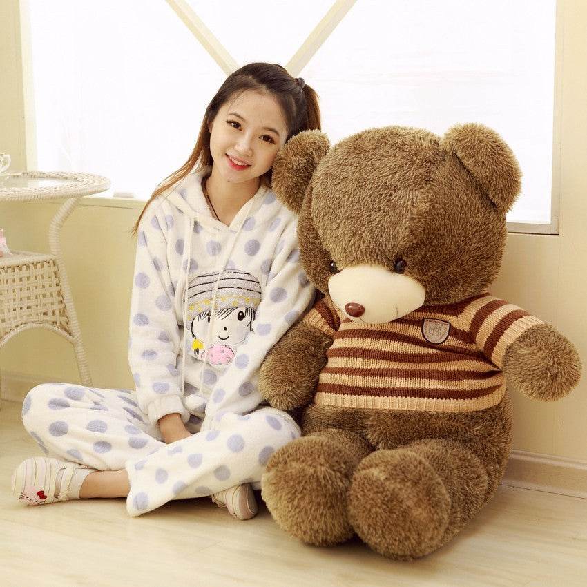 BeanBuddy: 78-Inch Giant Life-Size Teddy Bear | 6.5ft Huge Plush Stuffed Animal for Adults & Kids - Perfect for Bedroom Decor, Gifts, and Cuddling