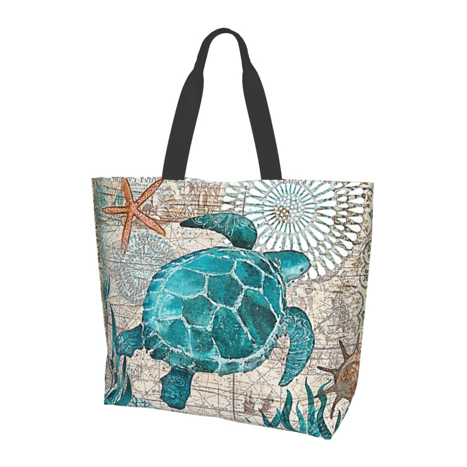 Stylish Waterproof Tote Bag for Women - Durable Reusable Grocery & Beach Bag - Perfect for Shopping, Travel, Gym & Daily Use