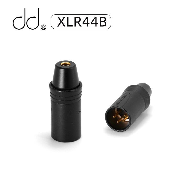 DD ddHiFi XLR44B XLR Male to 4.4mm Balanced Female Adapter - High-Quality Audio Connector for Studio Equipment, Headphone Amps & Professional Audio Systems