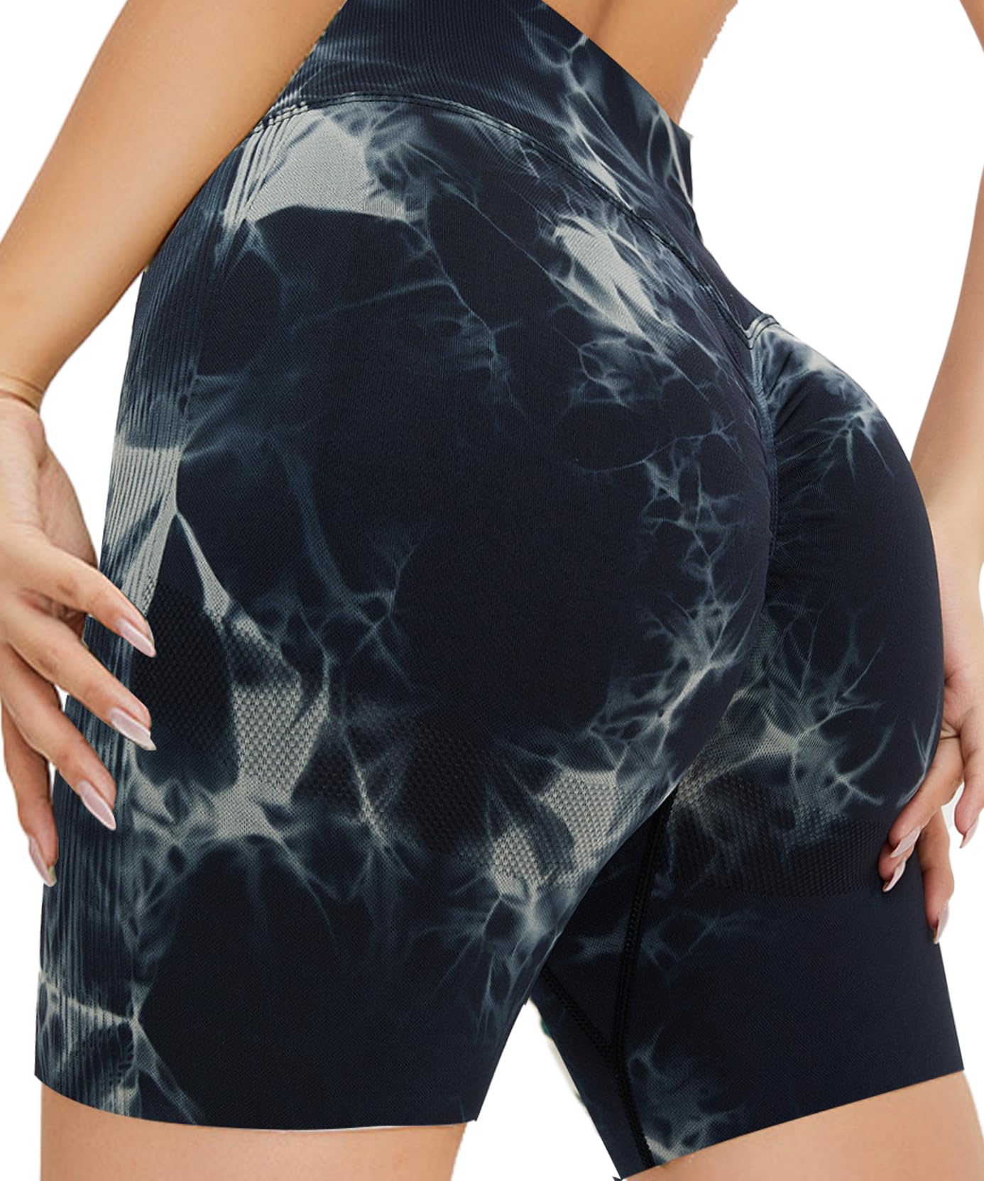 Kobo Women's High Waist Workout Shorts - Squat Proof Gym Tights with 4-Way Stretch for Yoga, Cardio & Fitness | Imported Activewear for Women | Perfect for Gym Sessions, Running & Home Workouts