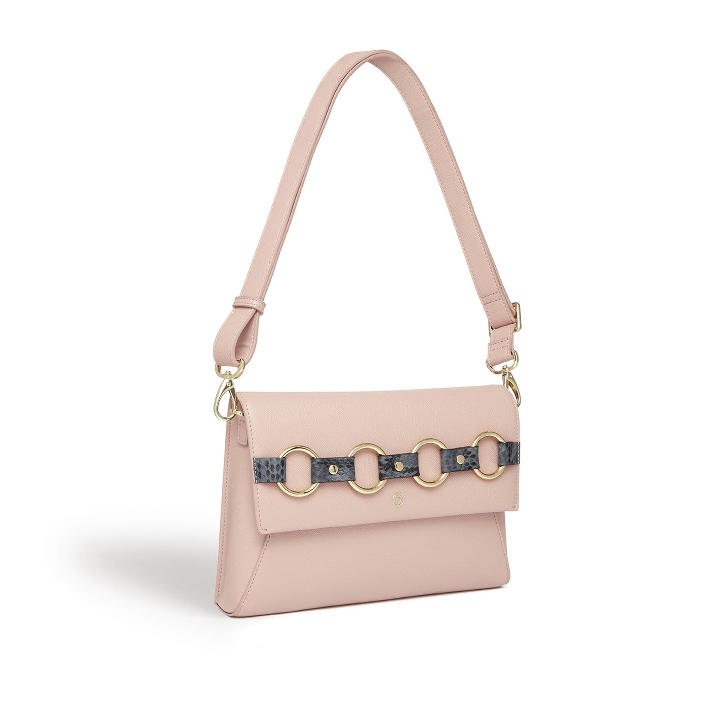 Vegan Leather Clutch Crossbody Bag for Women | Alder Pink Nude Handbag | Perfect for Parties, Weddings & Everyday Use