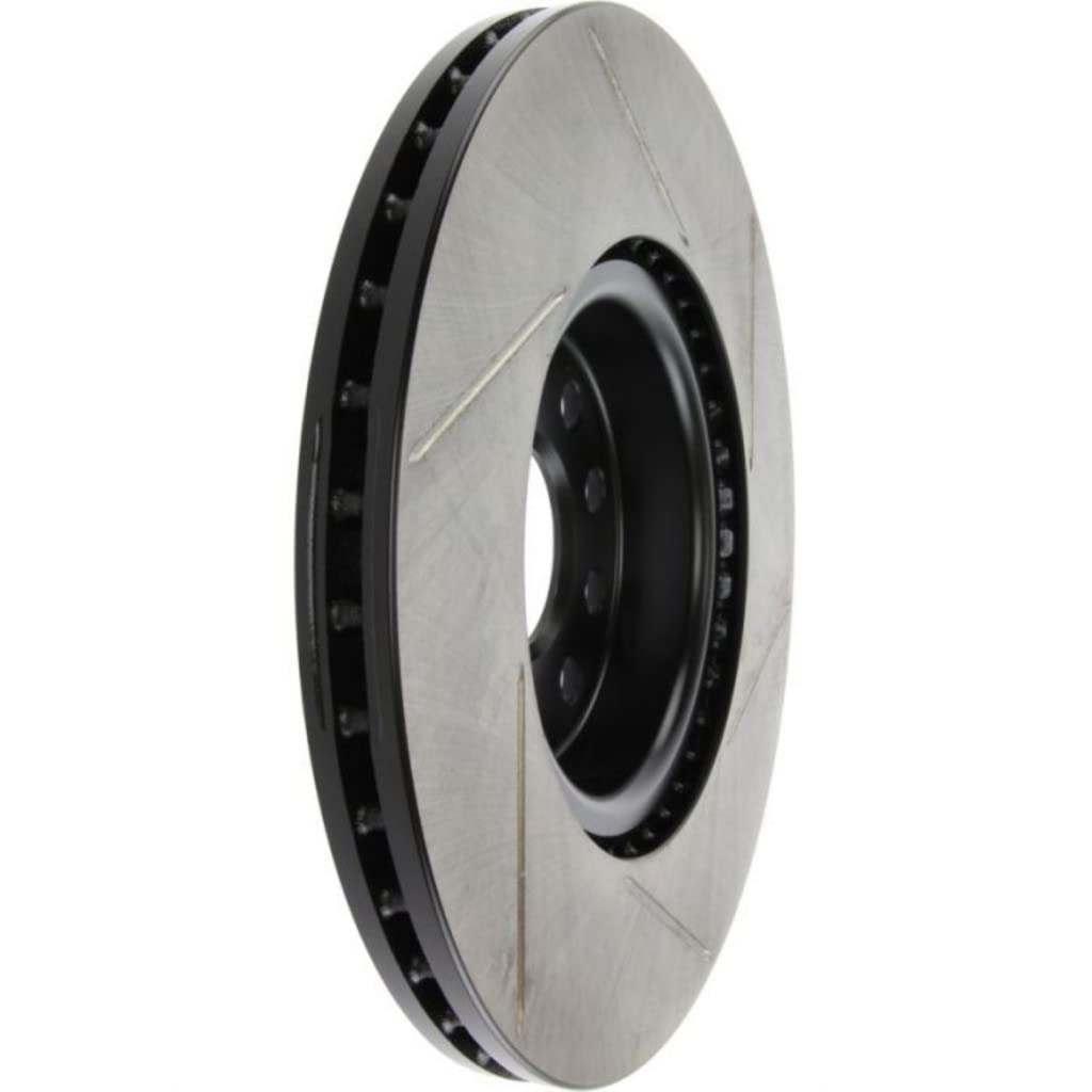 StopTech Slotted Brake Rotors for Audi TTS Quattro 2009-2017 - Front Passenger Side (126.33098SR) | High-Performance Braking for Street & Track Use
