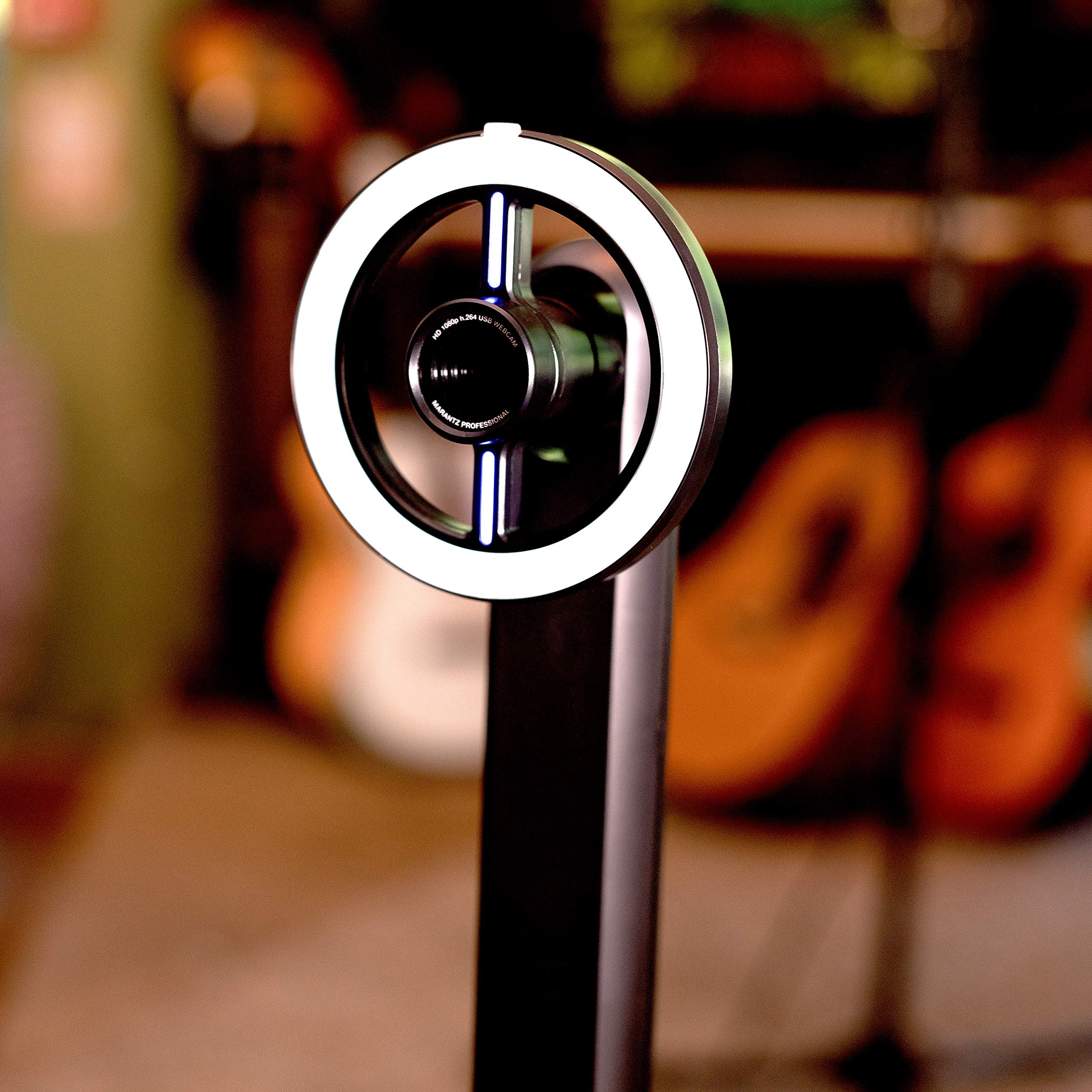 HD Webcam with Mic & Ring Light for Zoom, Streaming - Perfect for Video Calls & Online Meetings