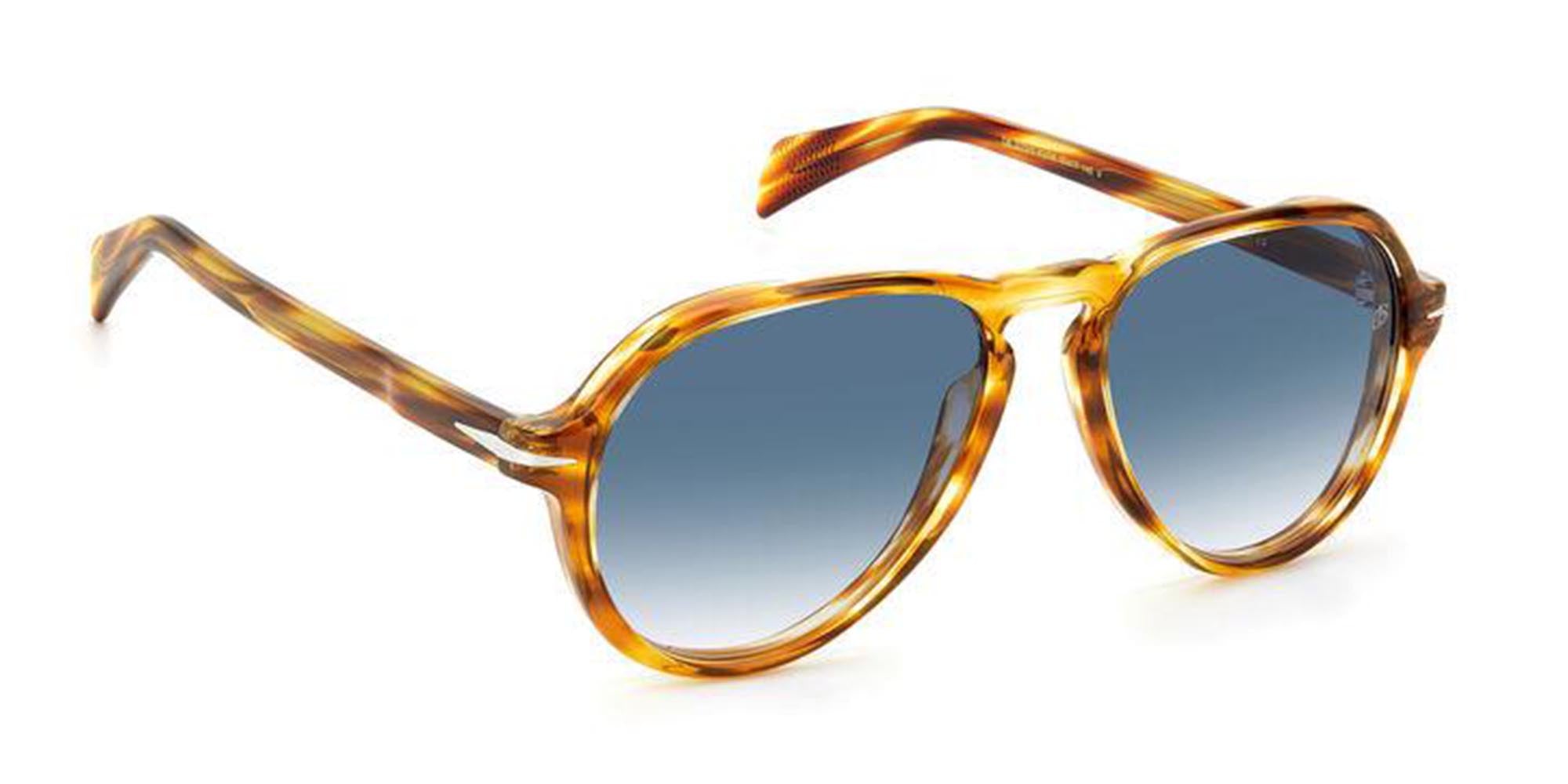 David Beckham DB7079/S Men's Sunglasses - Polarized UV Protection Aviator Style for Driving, Outdoor Sports & Fashion