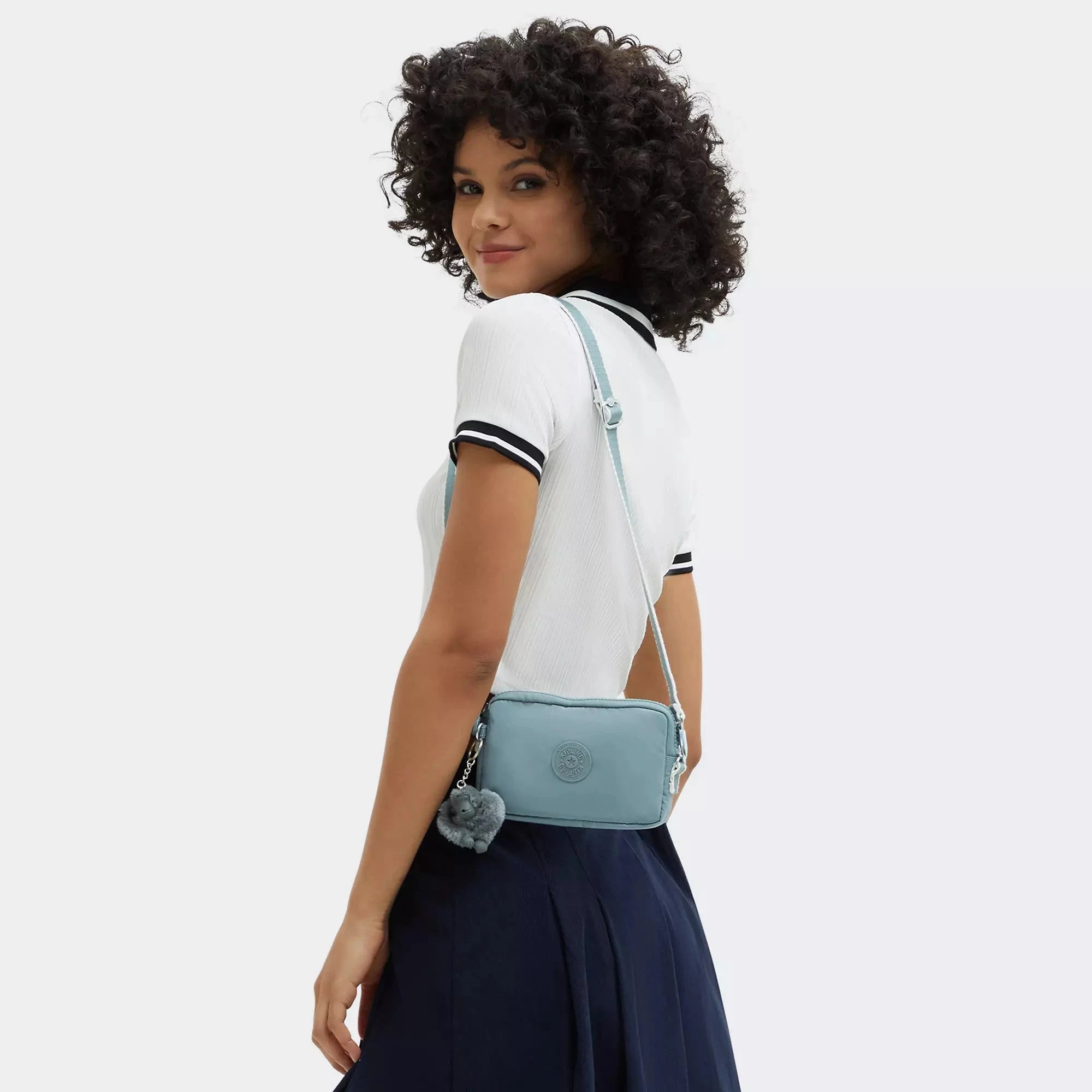Kipling Limmo Crossbody Bag - Lightweight & Stylish Shoulder Purse for Women, Relaxed Grey - Perfect for Travel, Work & Everyday Use