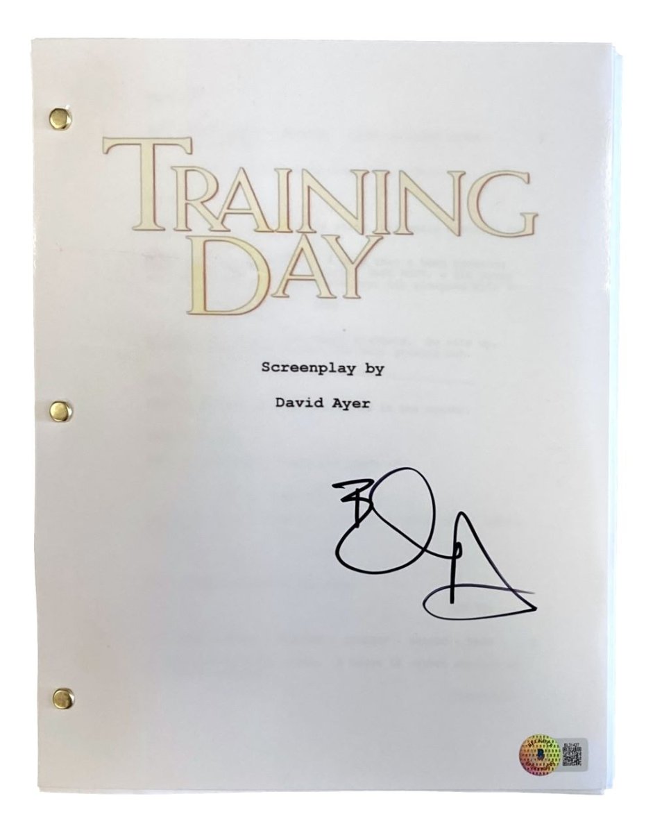 Ethan Hawke Autographed Training Day Movie Script - Authentic Signed Memorabilia for Film Collectors & Fans - Perfect for Display, Gifts, and Movie Memorabilia Collections